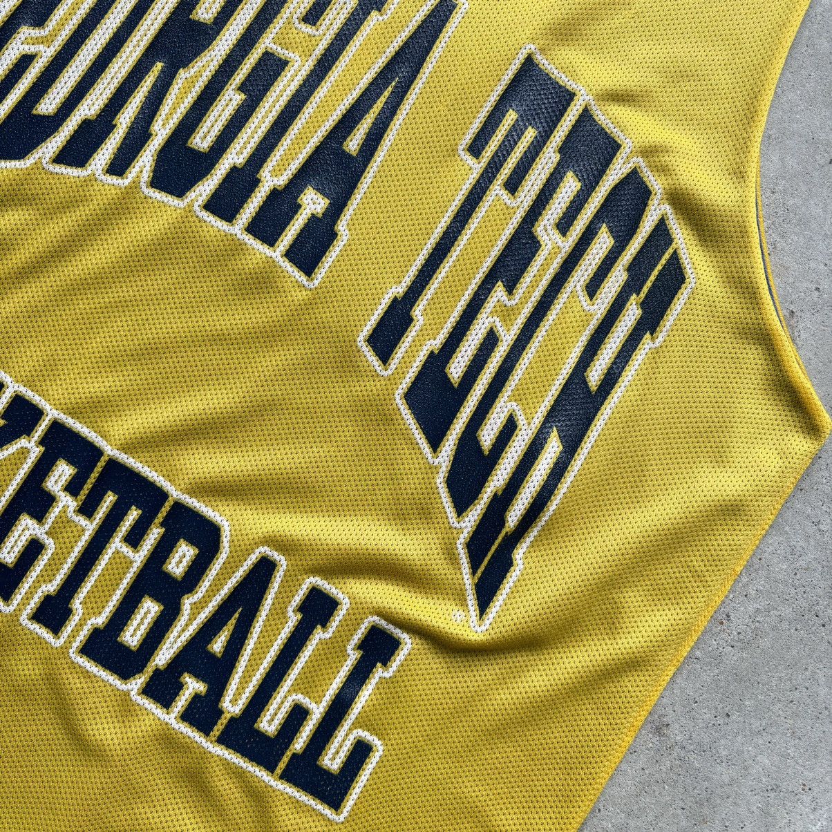 Vintage vintage 90s GEORGIA TECH College Basketball spellout jersey Size US L / EU 52-54 / 3 - 14 Thumbnail