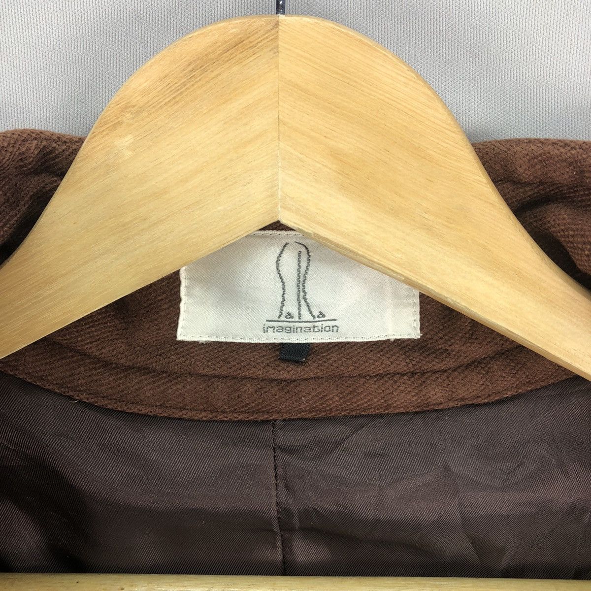 Japanese Brand Vintage Minimalist Brown Denim Zipper Jacket Size US S / EU 44-46 / 1 - 14 Thumbnail