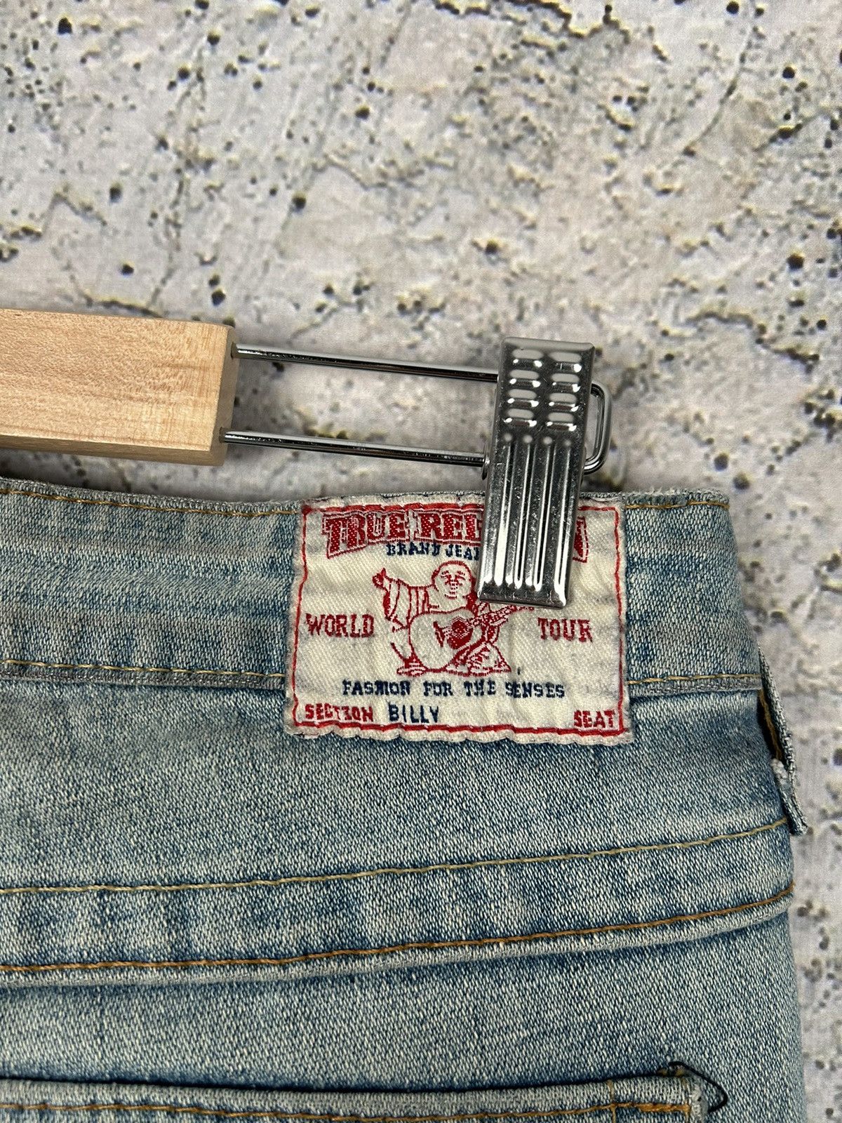 True Religion Vintage True Religion Made In USA Jeans Denim Y2K Punk Hype Size US 28 / EU 44 - 6 Thumbnail