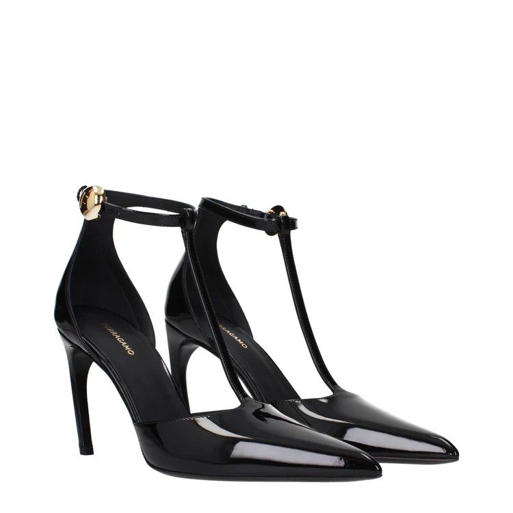 Salvatore Ferragamo o1y0426 Pumps in Black Size US 9 / IT 39 - 2 Thumbnail