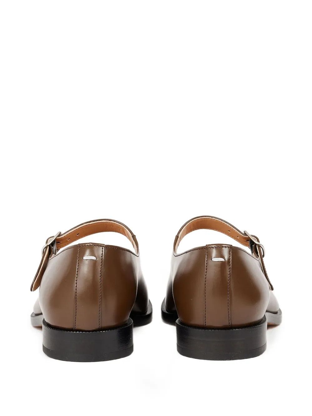Maison Margiela o1w1db10526 Tabi Mary Jane Flats in Brown Size US 10 / IT 40 - 3 Thumbnail