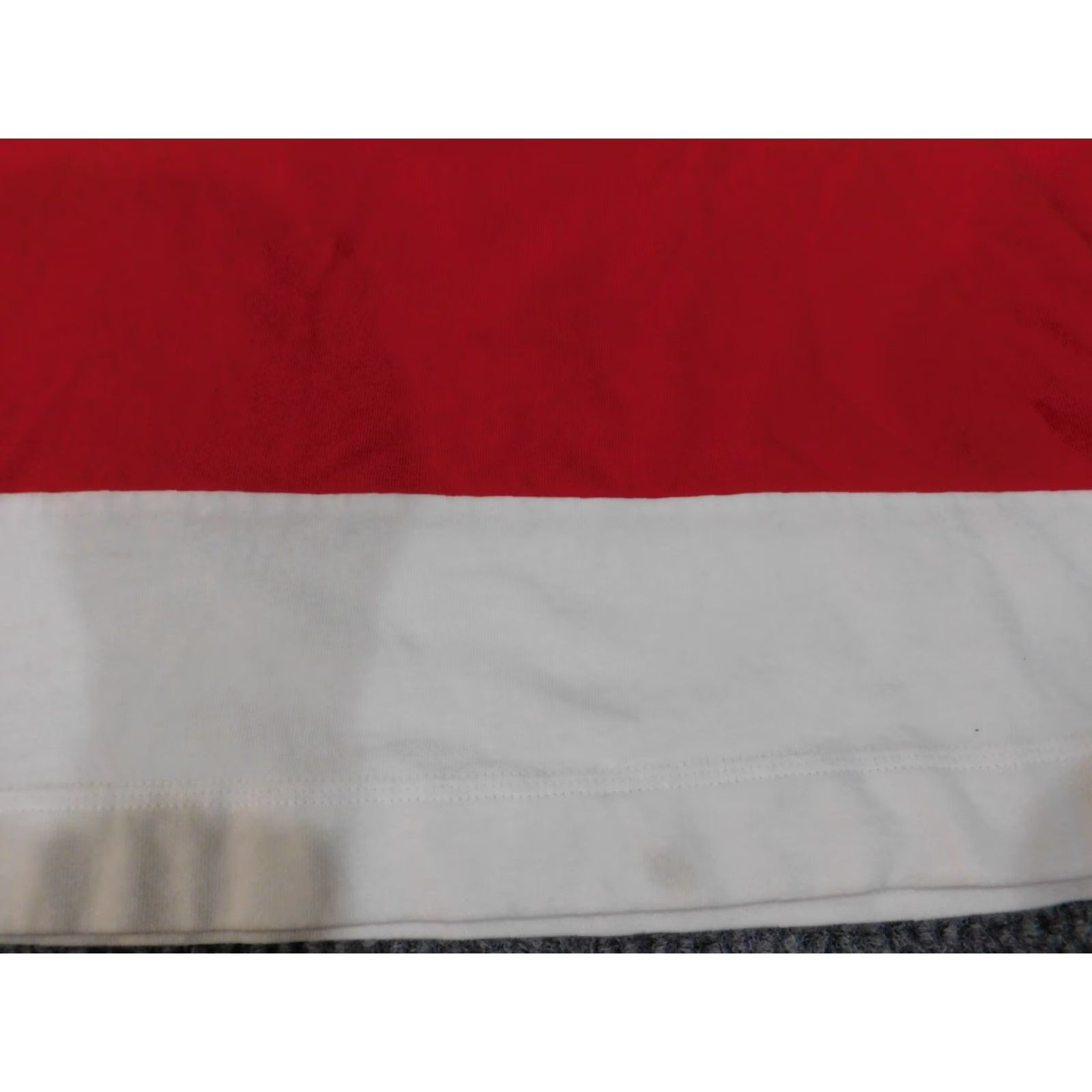 Nike Nike Shirt Mens S Retro Striped White Red Logo Swoosh Graphic Crew Neck Short Sleeve USA Size US S / EU 44-46 / 1 - 6 Thumbnail