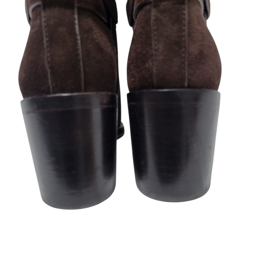 Veronica Beard VERONICA BEARD Women's Sohelia Suede Ankle Brown Bootie CHEL Size US 8.5 / IT 38.5 - 7 Thumbnail