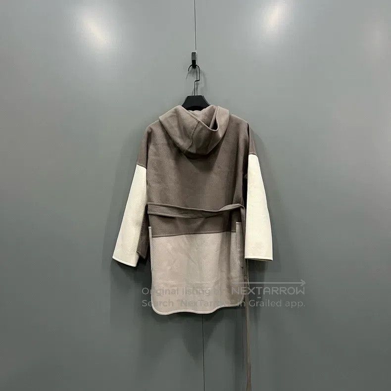Max Mara Max Mara Patchwork Contrasting Hooded Coat Size M / US 6-8 / IT 42-44 - 2 Thumbnail