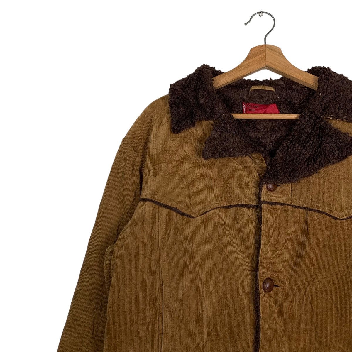 Levi's LEVIS Red Tab Sherpa Lined Corduroy Jacket #0022-C2 Size US L / EU 52-54 / 3 - 7 Thumbnail