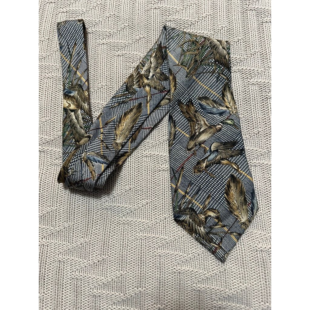 Other Vintage 90s Mark Alexander duck motif silk tie Size ONE SIZE - 1 Thumbnail