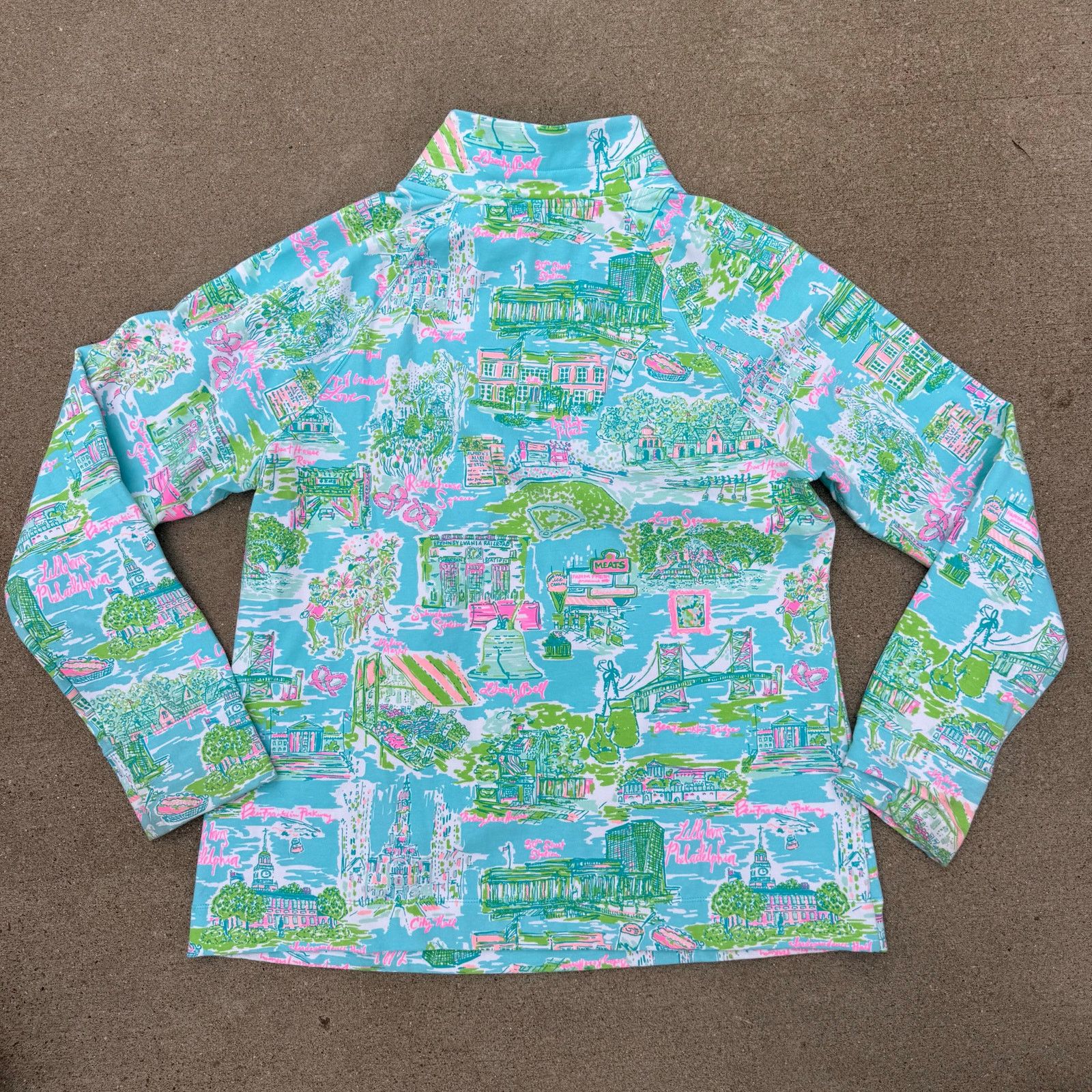 Lilly Pulitzer Lilly Pulitzer Lilly Loves Philadelphia Skipper Popover Top Size XL / US 12-14 / IT 48-50 - 2 Thumbnail