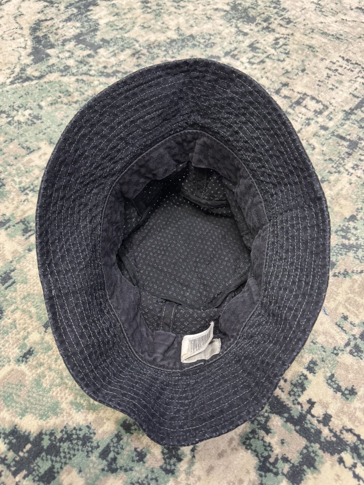 Nike × Vintage VINTAGE Y2K NIKE HOLES DESTROYED PATTERN BUCKET HAT SIZE 56 Size ONE SIZE - 5 Thumbnail