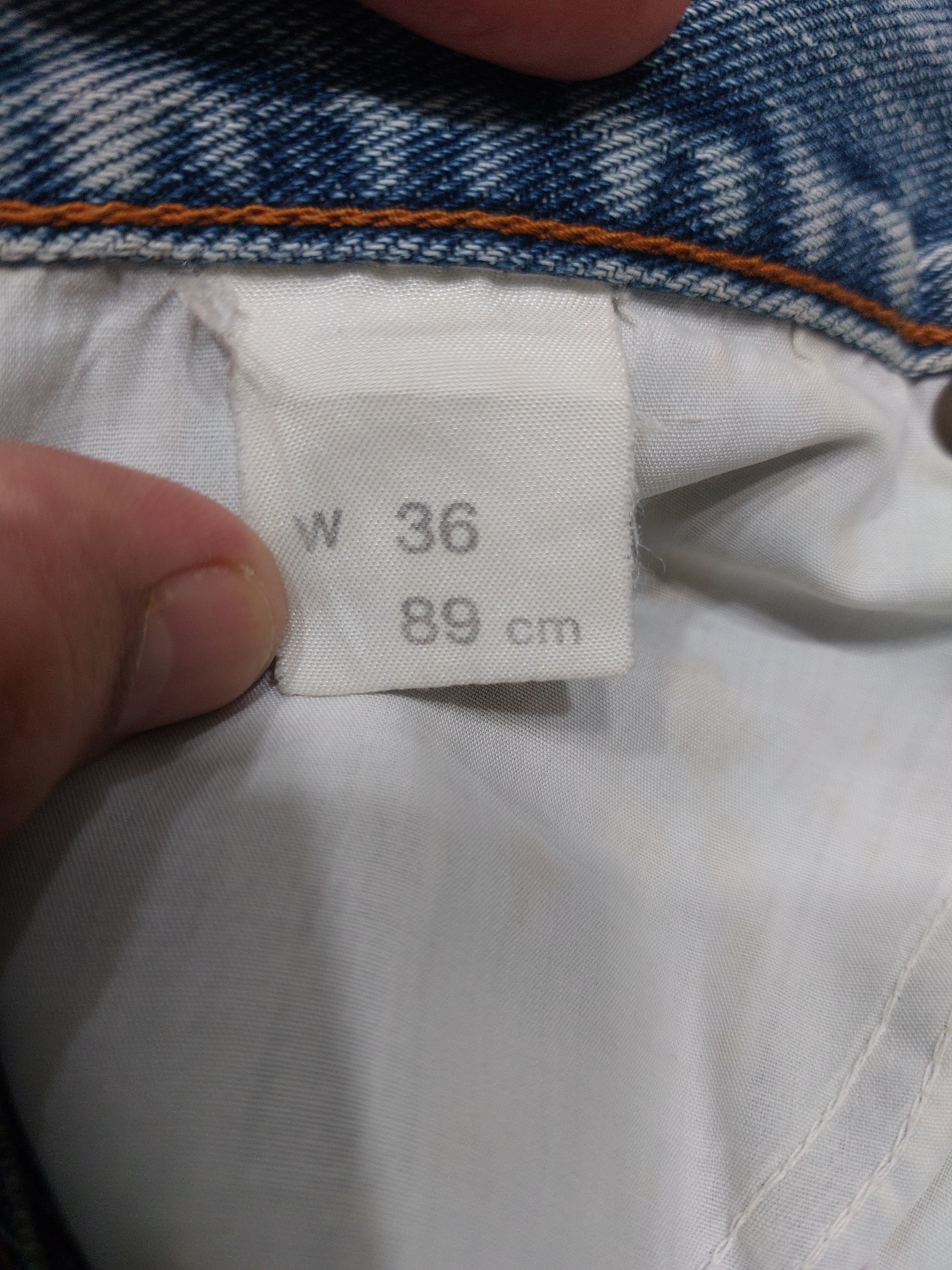 Edwin VINTAGE EDWIN 503 REGULAR DISTRESSED MUD WASH JAPANESE DENIM Size US 35 - 10 Thumbnail