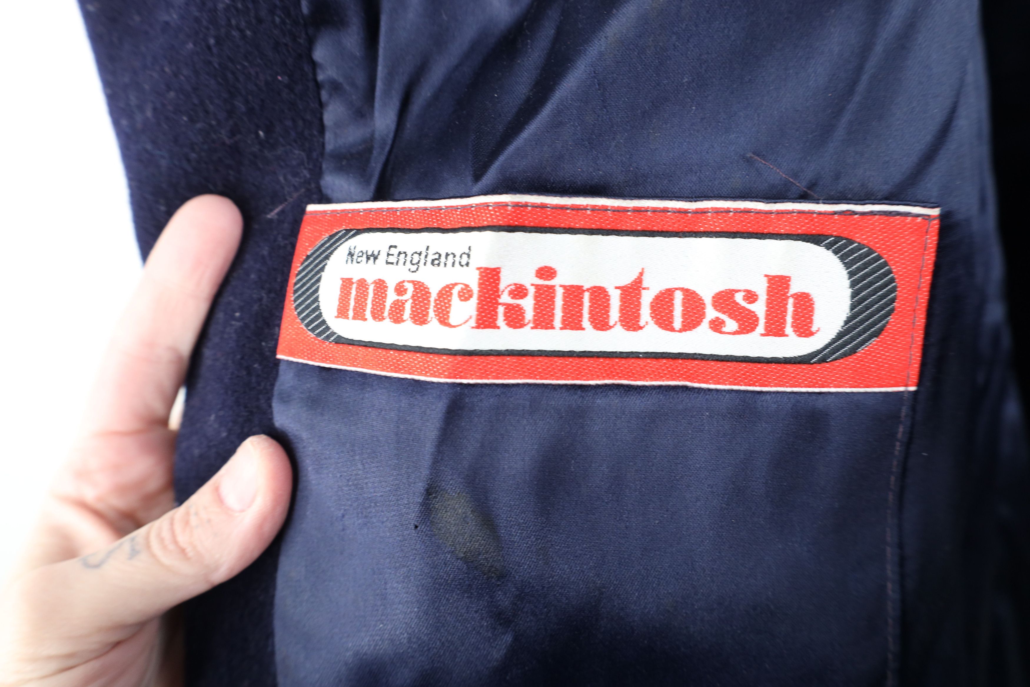 Vintage Vintage 70s Double Breasted Wool Peacoat Jacket Blue USA Size XXL / US 16-18 / IT 52-54 - 10 Thumbnail