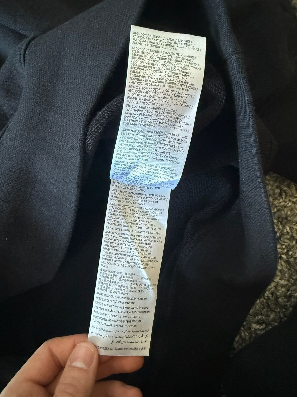 Maison Margiela Maison Margiela Numbers Logo Hoodie Size US L / EU 52-54 / 3 - 7 Thumbnail