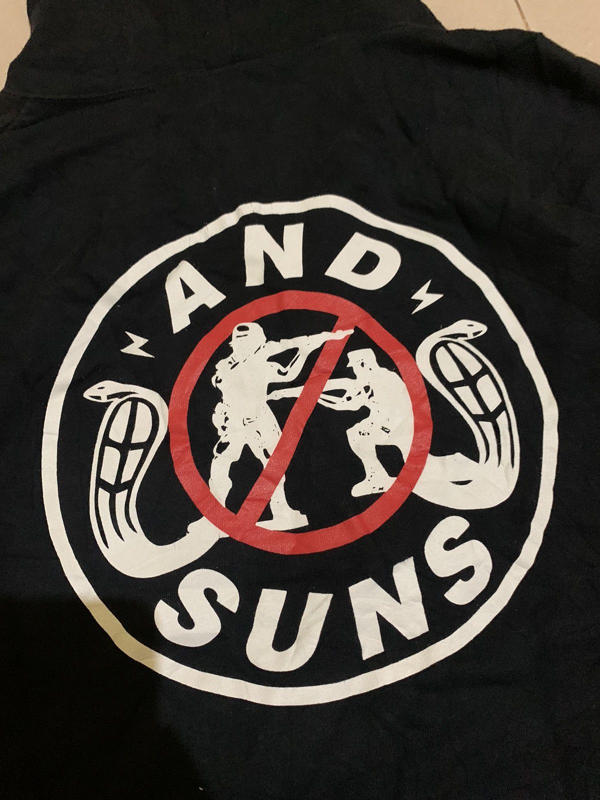 ANDSUNS Andsuns FUCK WAR anarchy zip up hoodie Size US L / EU 52-54 / 3 - 6 Thumbnail