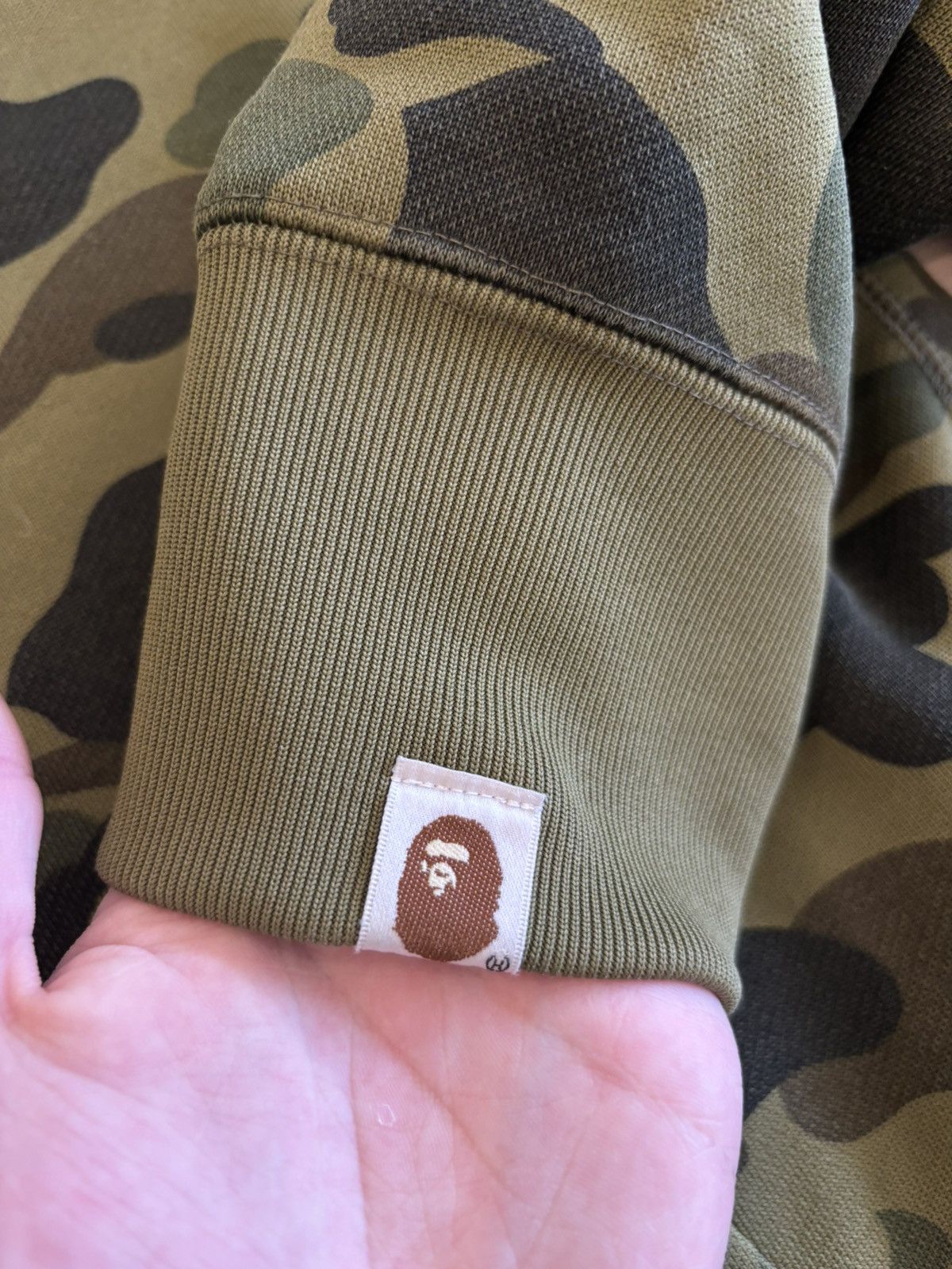Bape Green Bape collage hoodie Size US M / EU 48-50 / 2 - 3 Thumbnail