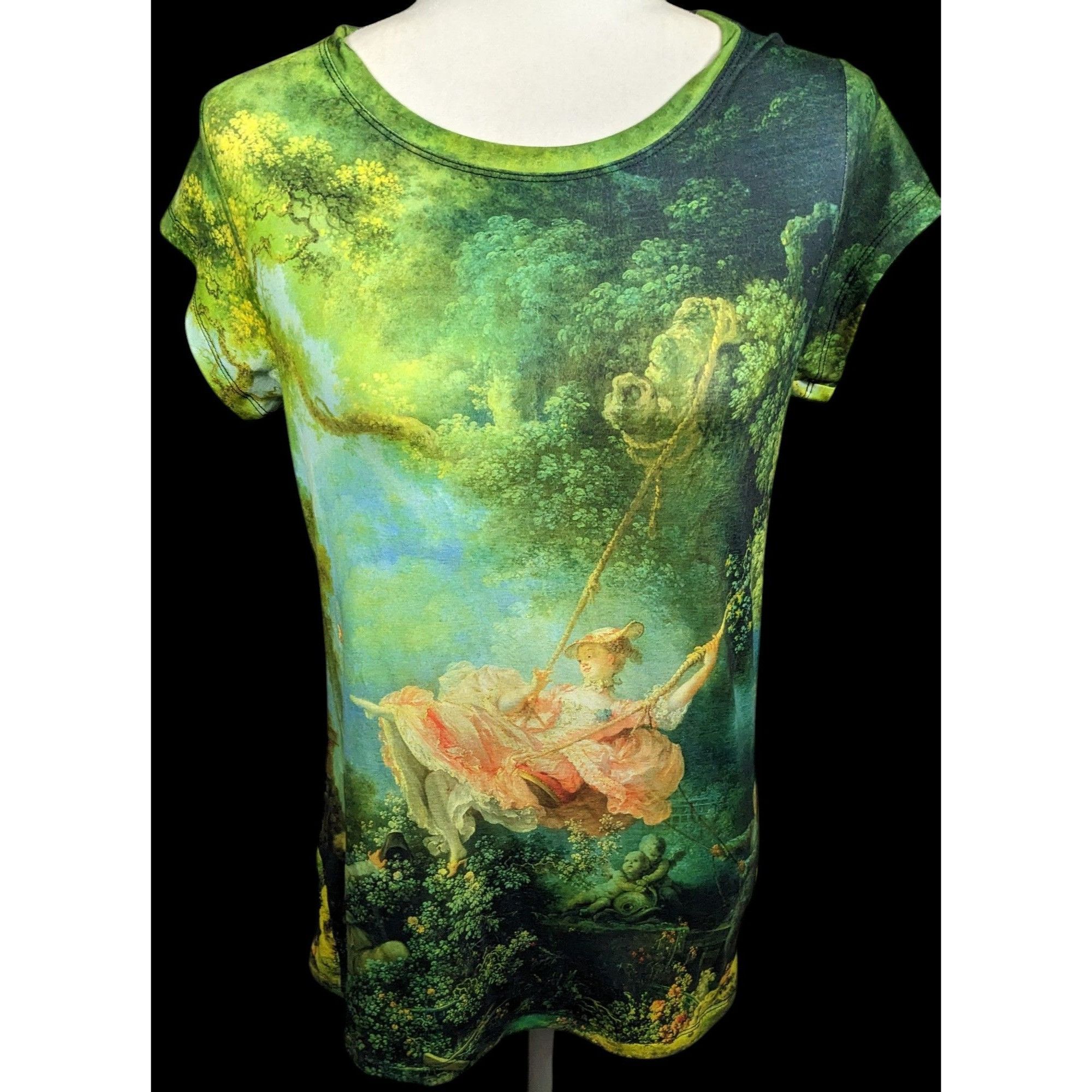 Other Cacofonia Milano The Swing Art Print Shirt Size Medium Size M / US 6-8 / IT 42-44 - 1 Thumbnail