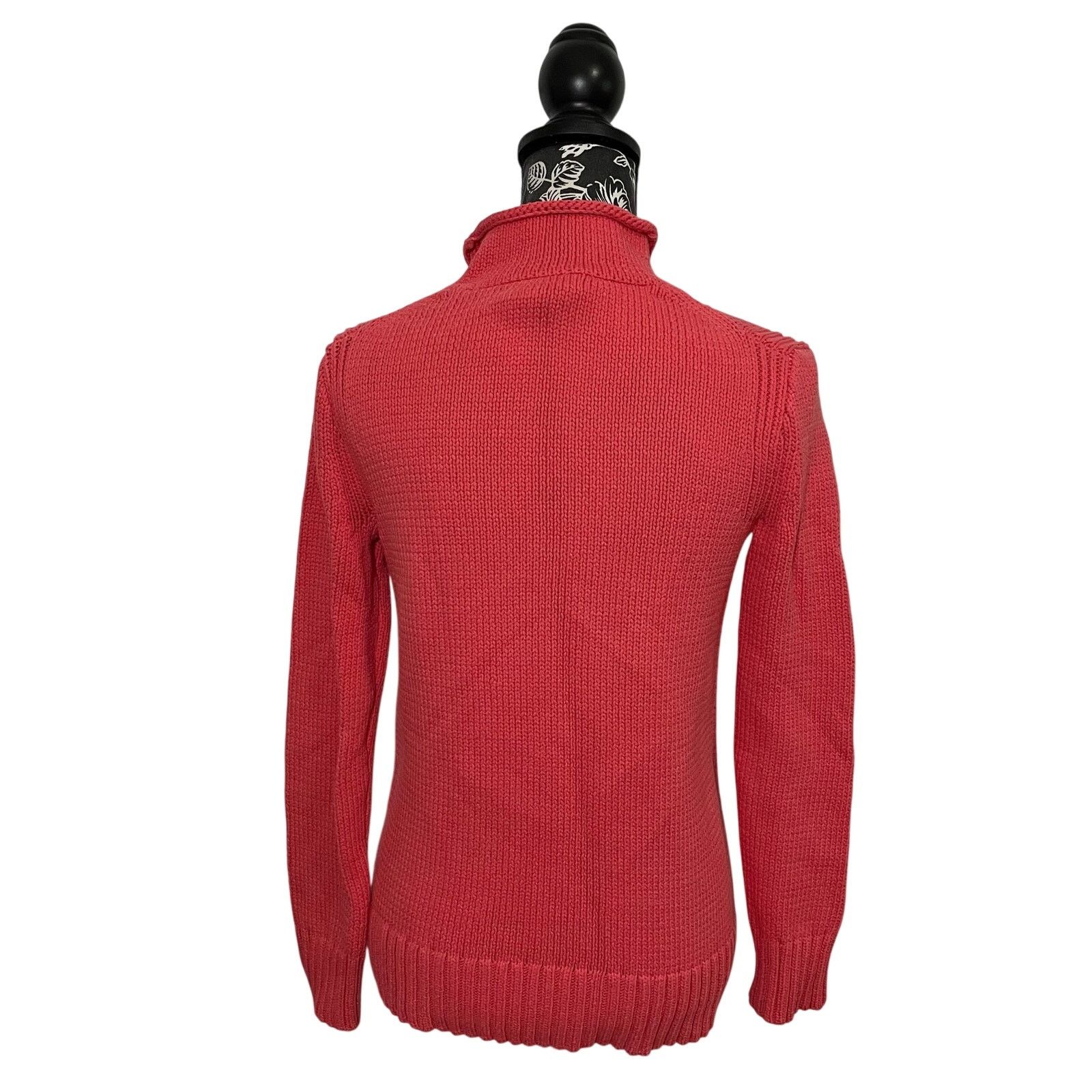 J.Crew J. Crew Always 1988 Rollneck Knit Sweater Coral - Size XS Size XS / US 0-2 / IT 36-38 - 7 Thumbnail