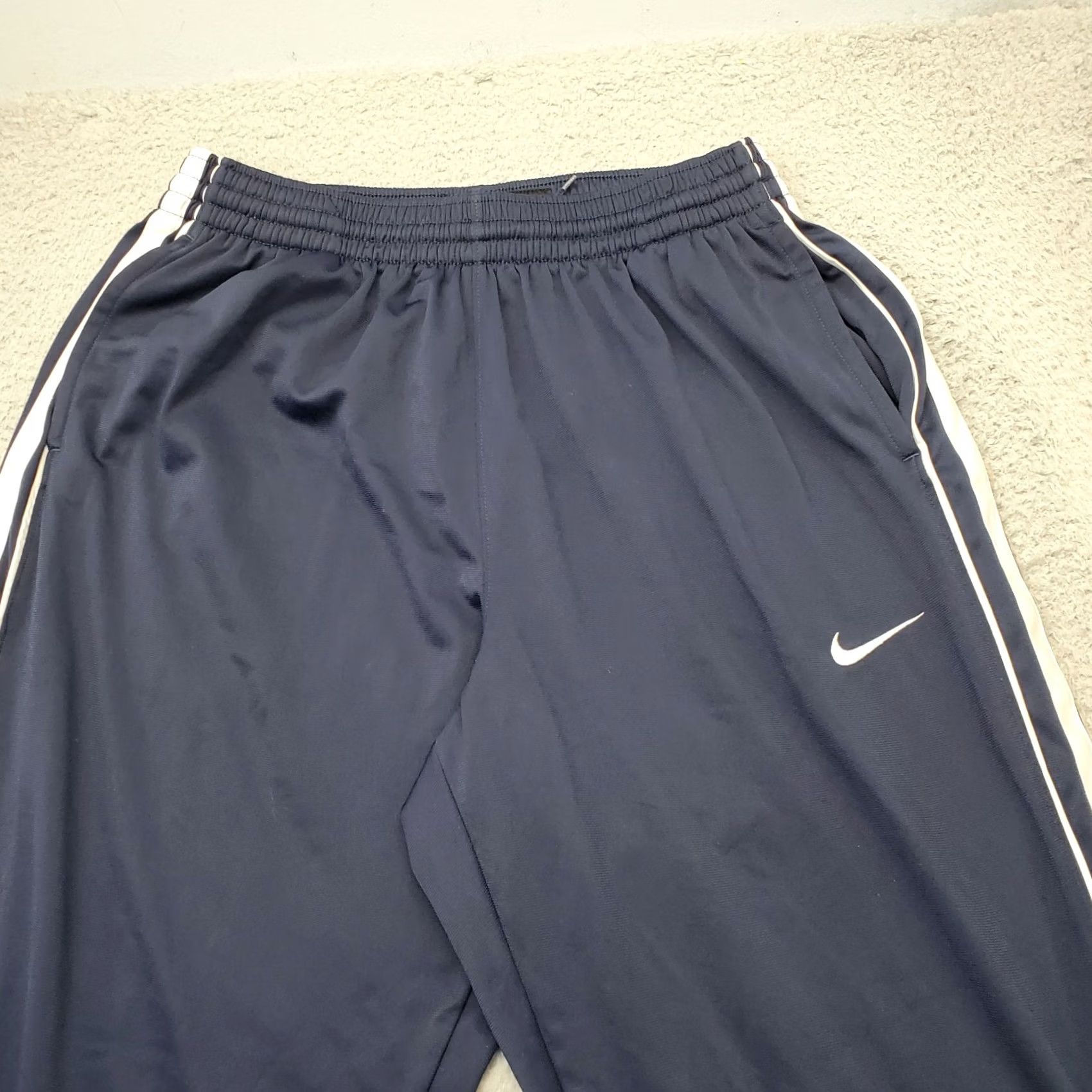 Nike Nike Basketball Performance Sweatpants Men M Multi Striped Activewear Drawstring Size US 31 - 3 Thumbnail