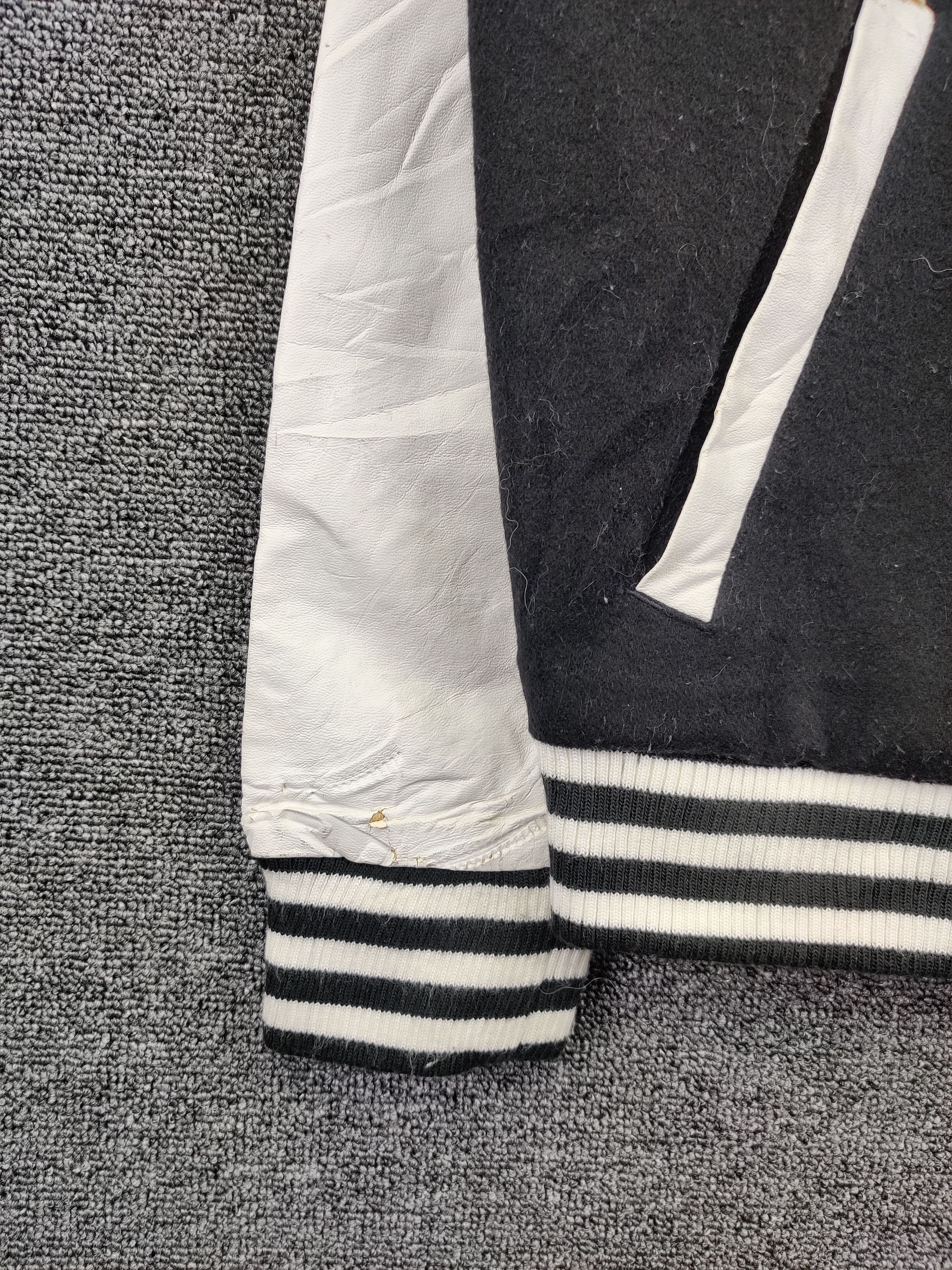 Adidas Vintage Adidas Big Logo Wool Varsity Jacket Size US M / EU 48-50 / 2 - 5 Thumbnail