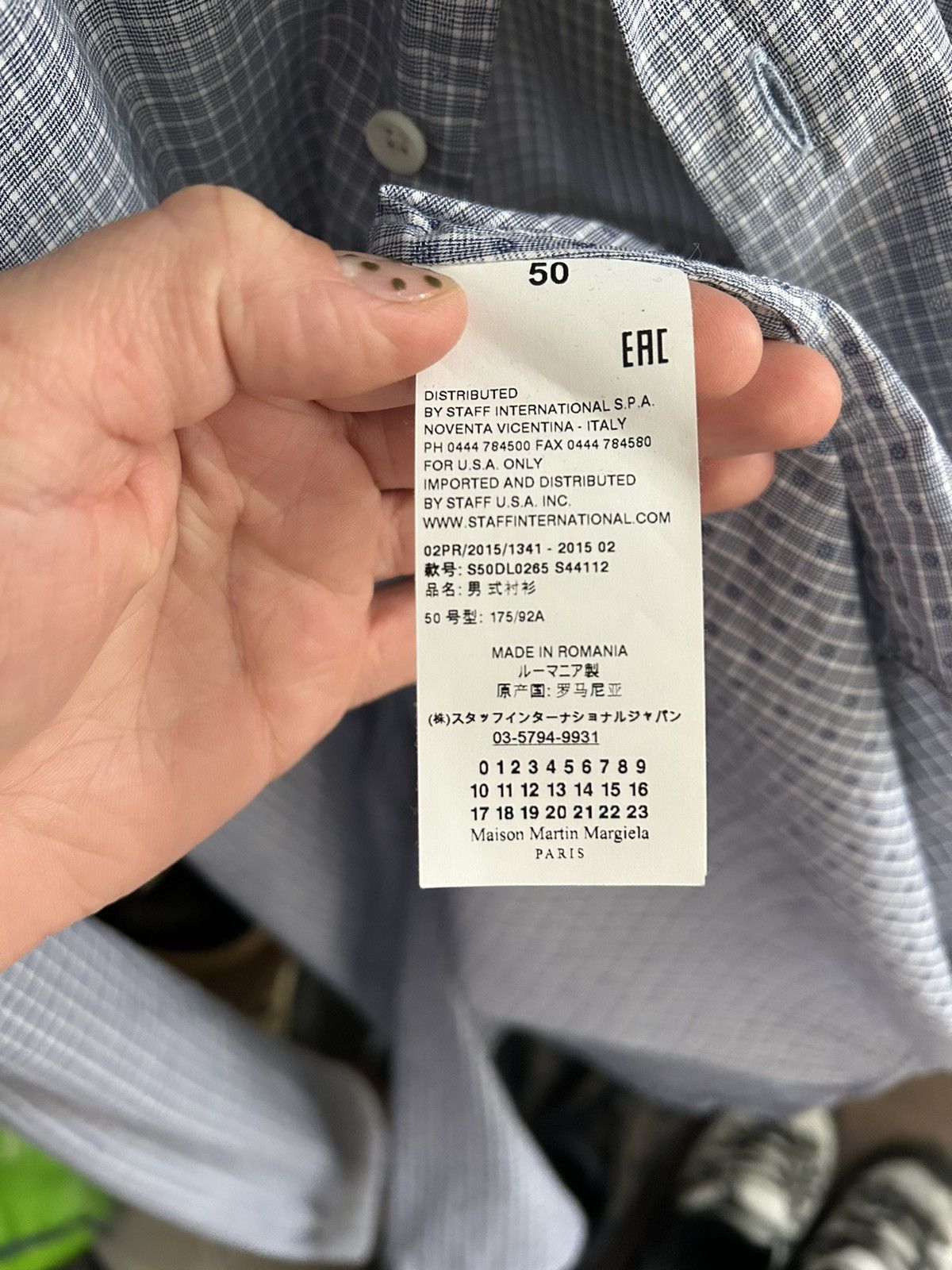 Maison Margiela Maison Margiela Shirt Size US M / EU 48-50 / 2 - 4 Thumbnail