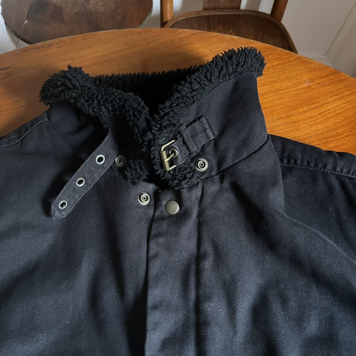 Supreme Supreme Faux Shearling Lined Bomber Jacket Black XL Size US XL / EU 56 / 4 - 6 Thumbnail