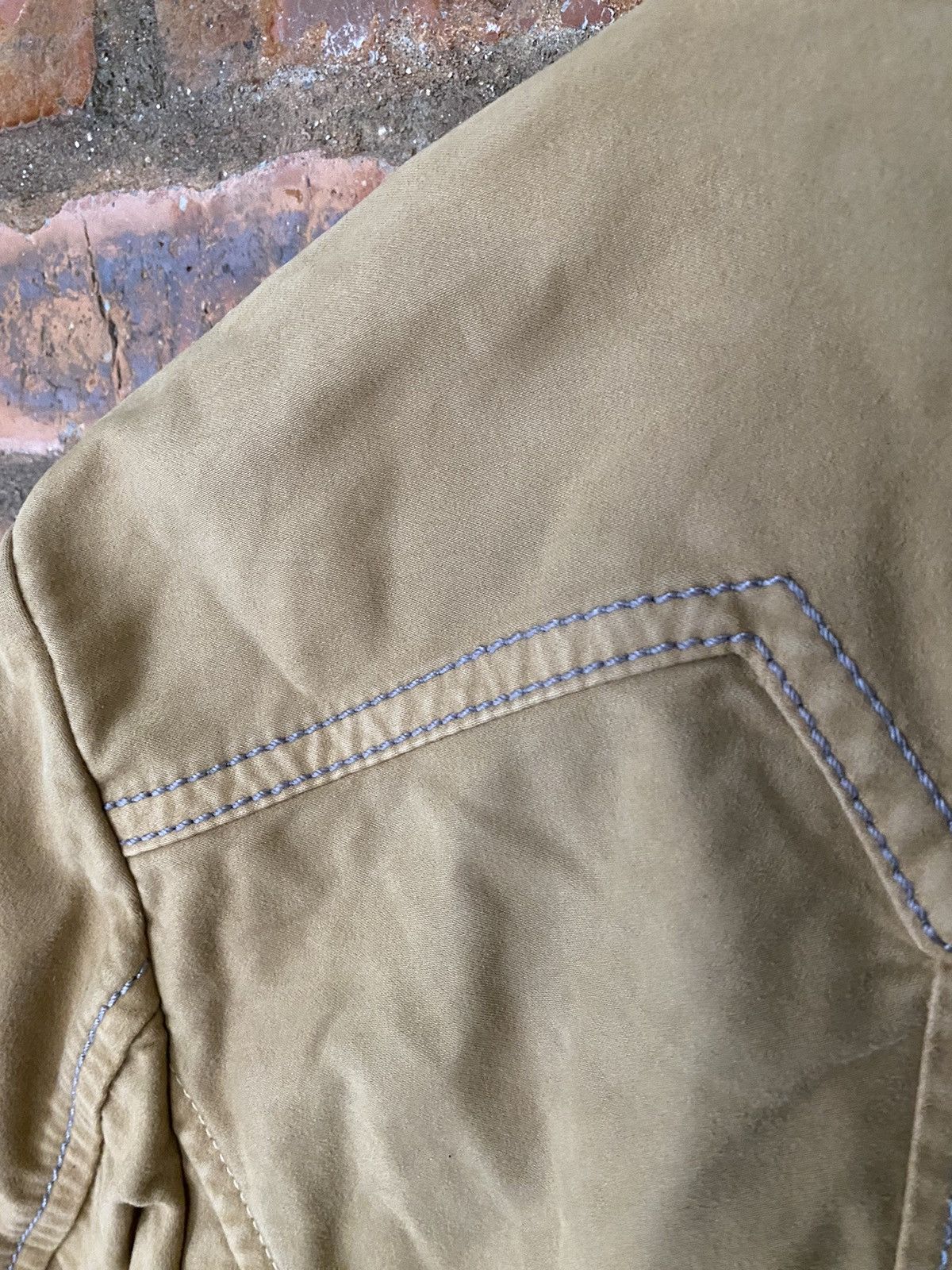 Final Home × Japanese Brand × Marithe + Francois Girbaud Marithe Francois Girbaud moleskin Paneled cutting fringe Size US M / EU 48-50 / 2 - 17 Thumbnail