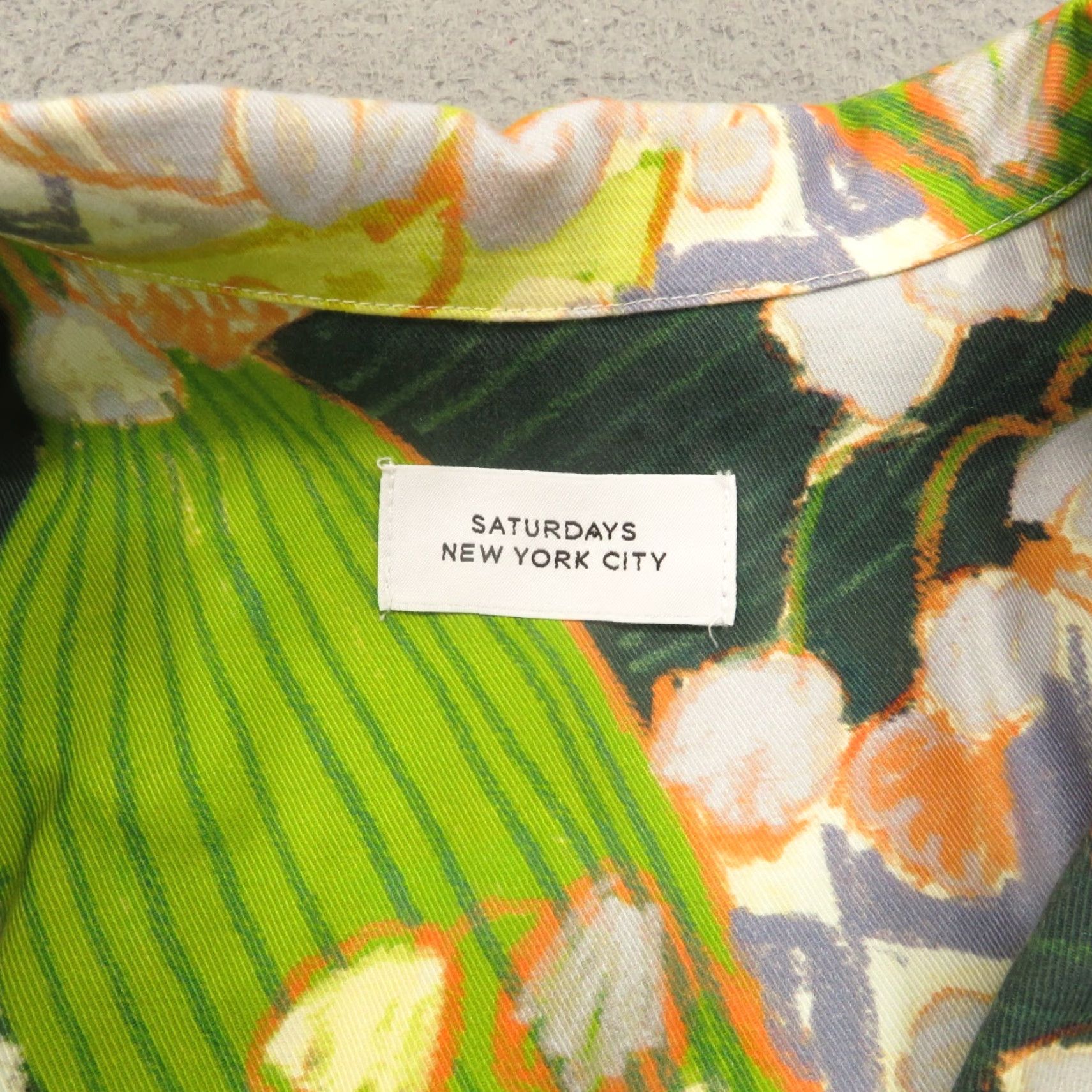 Saturdays NYC Saturdays NYC Shirt Womens Large Floral Tencel Camp Collar Dani Garden Floral Size L / US 10 / IT 46 - 5 Thumbnail