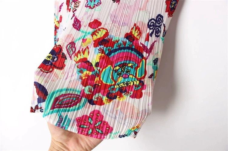Other Issey Miyake size:3 Pink lion dance patterned pleated vest Size XS / US 0-2 / IT 36-38 - 5 Thumbnail