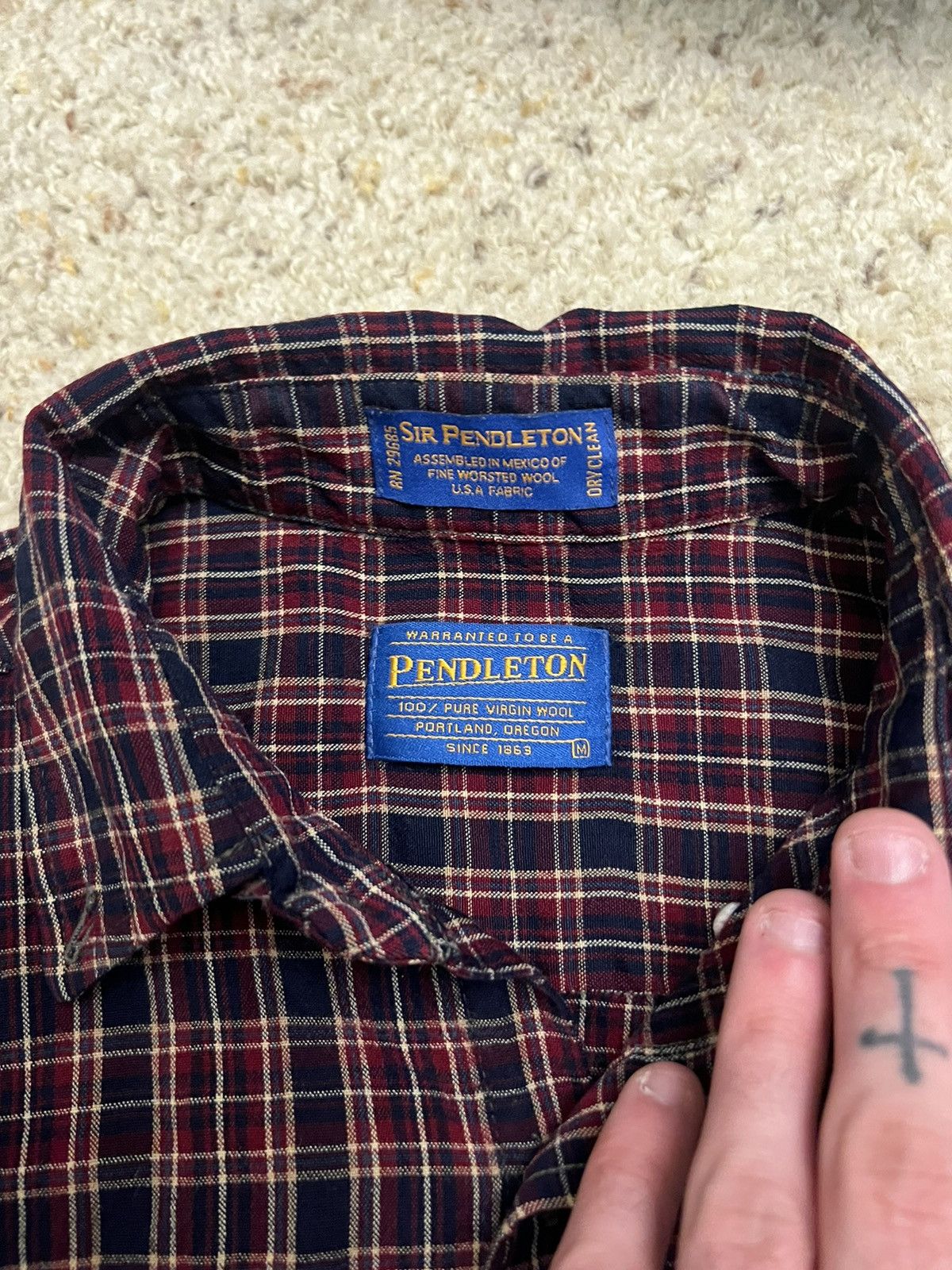 Pendleton × Vintage Vintage Pendleton Flannel Button Up Size US M / EU 48-50 / 2 - 3 Thumbnail