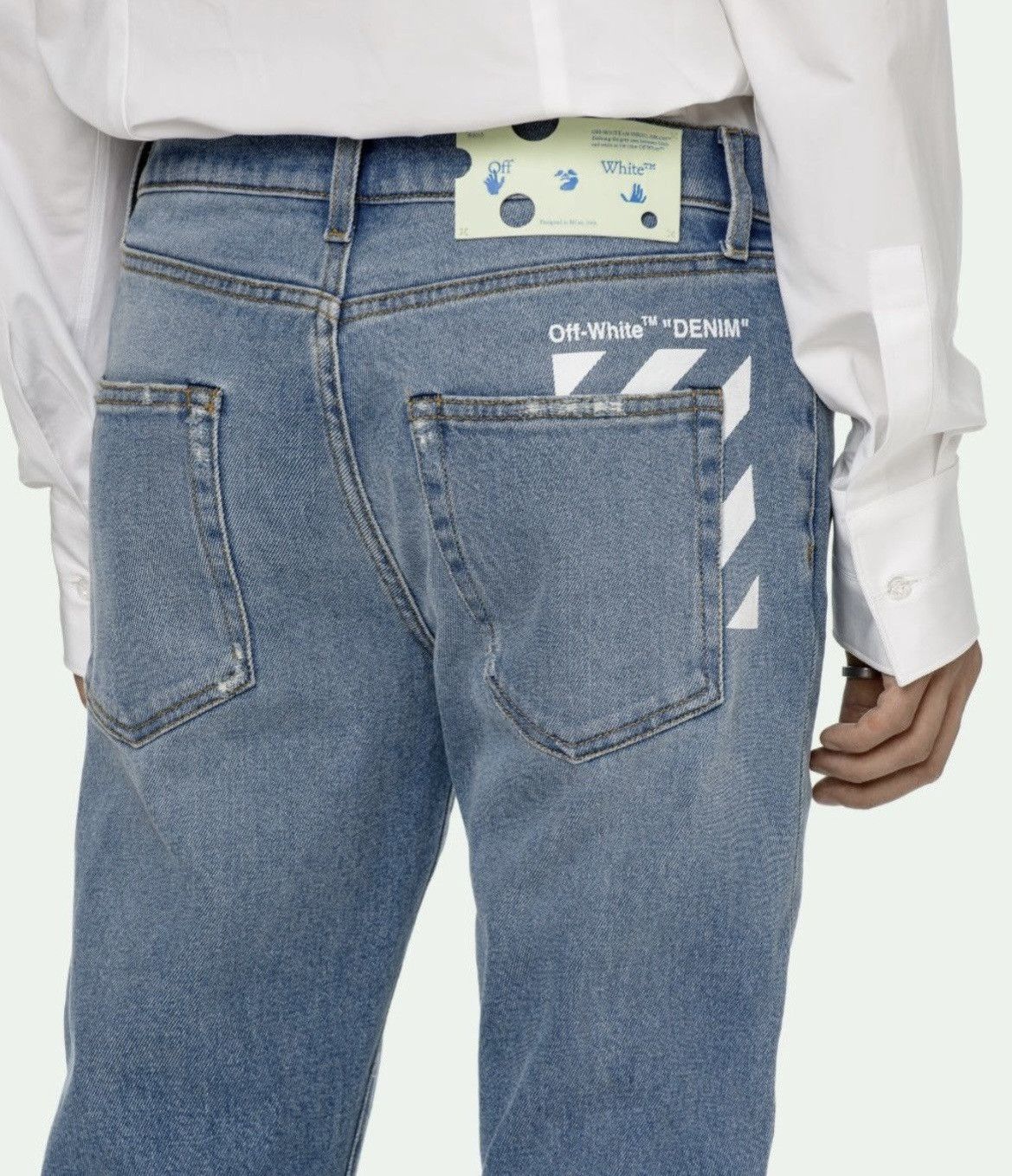 Off-White Off White Diag Pocket Jeans Size US 34 / EU 50 - 6 Thumbnail