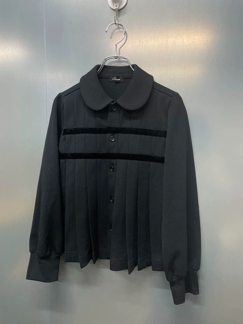 Comme des Garcons Comme Des Garcons Organ Pleated Hem Velvet Band Trim Gold Size XS / US 0-2 / IT 36-38 - 2 Thumbnail