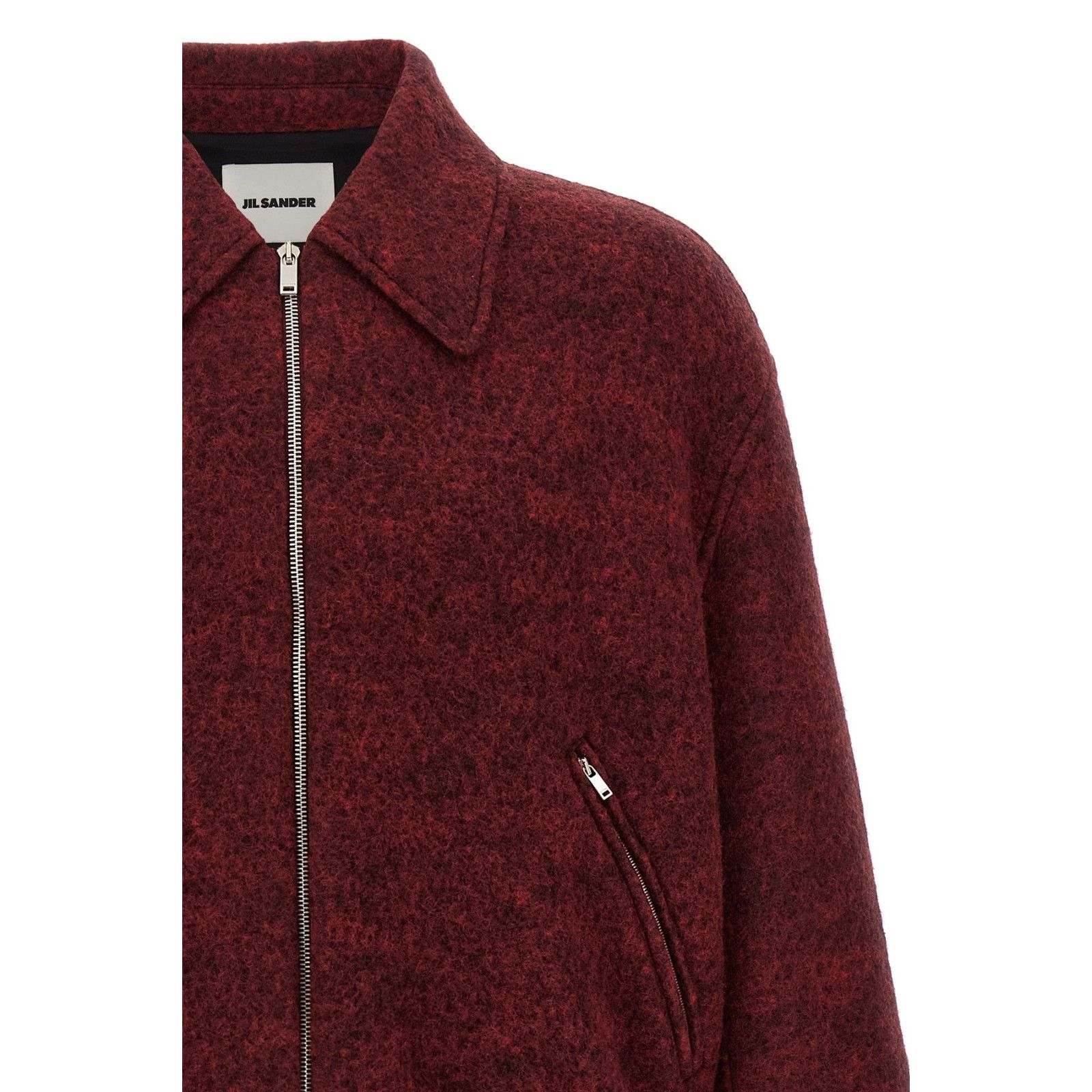 Jil Sander JIL SANDER Bordeaux Wool Bomber Jacket New & Authentic (Men' Size US XS / EU 42 / 0 - 3 Thumbnail