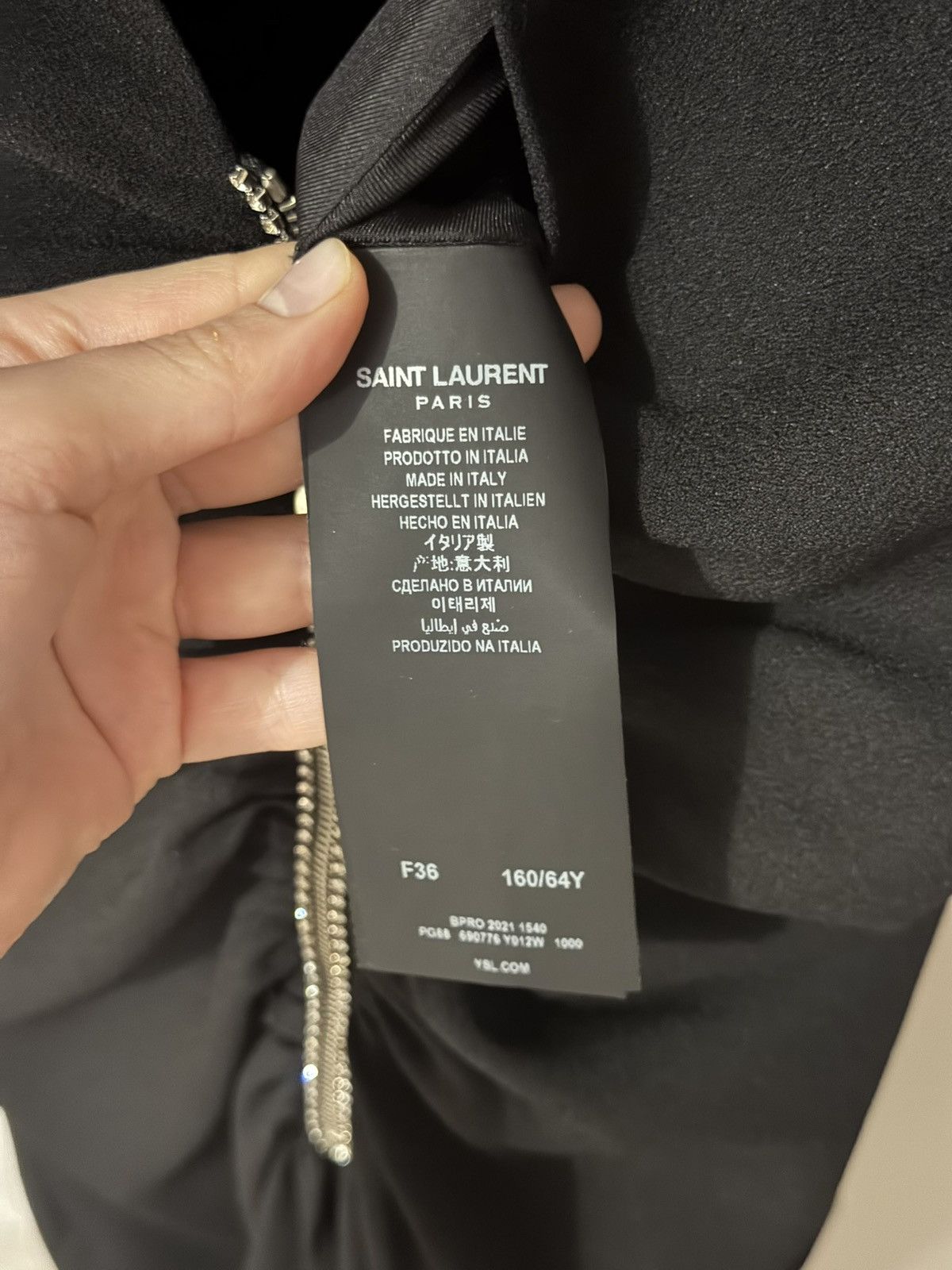 Saint Laurent Paris Saint Laurent Playsuit Size S / US 4 / IT 40 - 4 Thumbnail