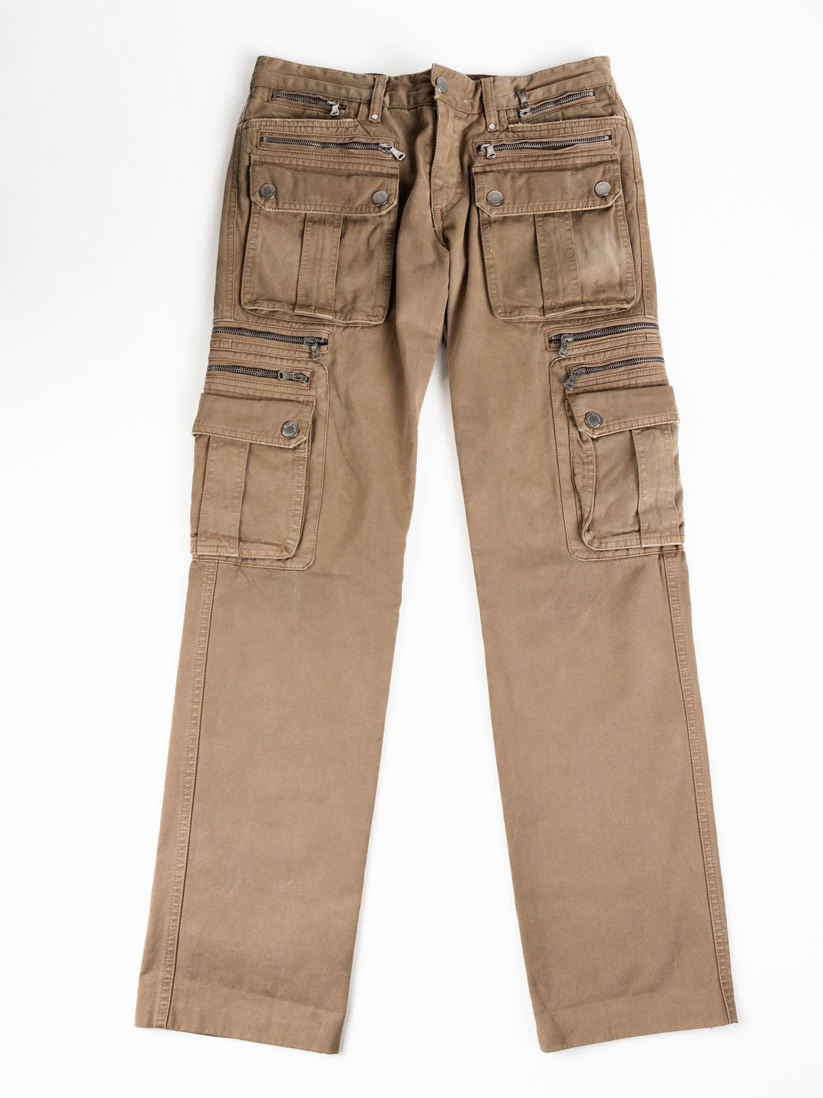 Image of Archival Clothing x Dolce Gabbana Archive 2000S Dolce & Gabbana Cargo Pants in Tan, Men's (Size 30)