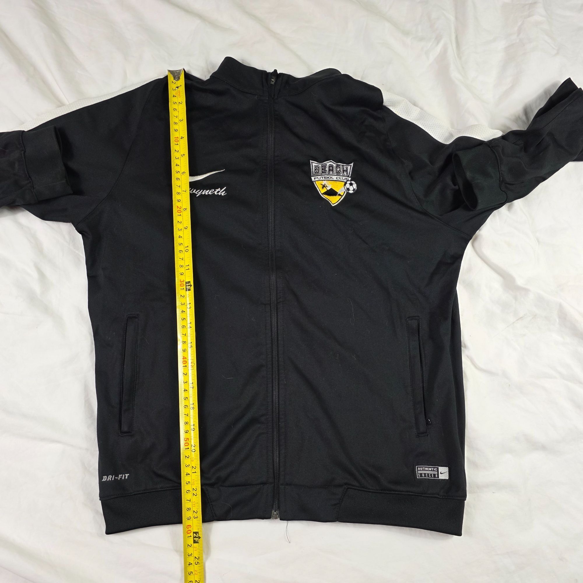 Nike Nike Dri Fit Adults XL Black Beach Futbol Soccer Club Full Z Size US XL / EU 56 / 4 - 11 Thumbnail