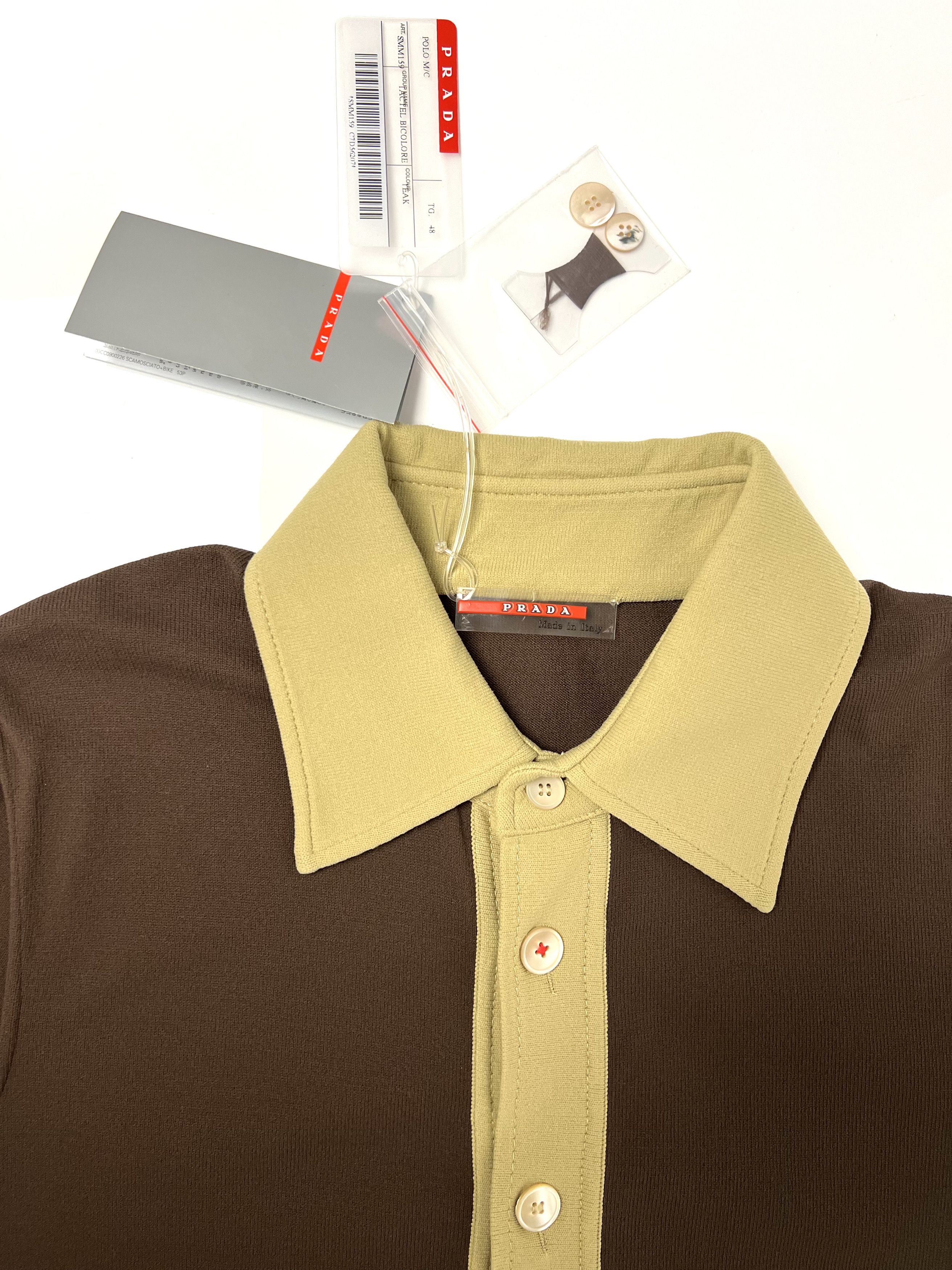 Prada PRADA SPORT, MENS POLO SHIRT W / SHORT SLEEVES Size US M / EU 48-50 / 2 - 10 Thumbnail