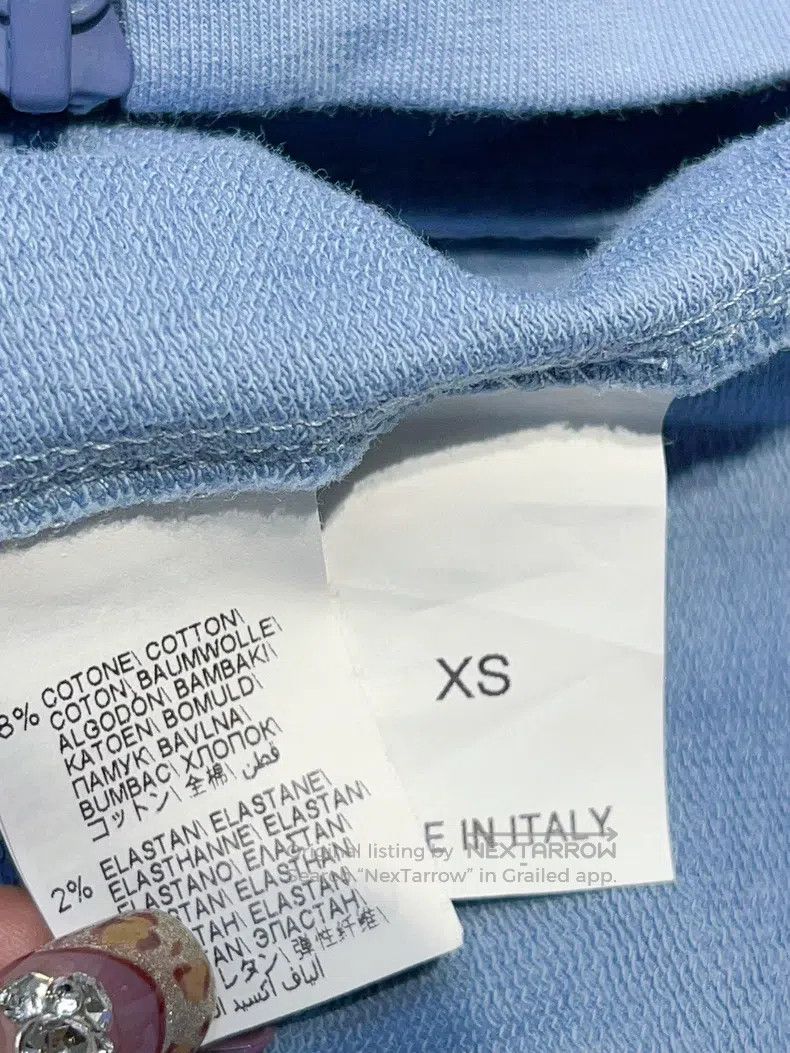 Brunello Cucinelli Brunello Cucinelli Light Blue Long Sleeve Zip-Up Hooded Sp Size XS / US 0-2 / IT 36-38 - 4 Thumbnail