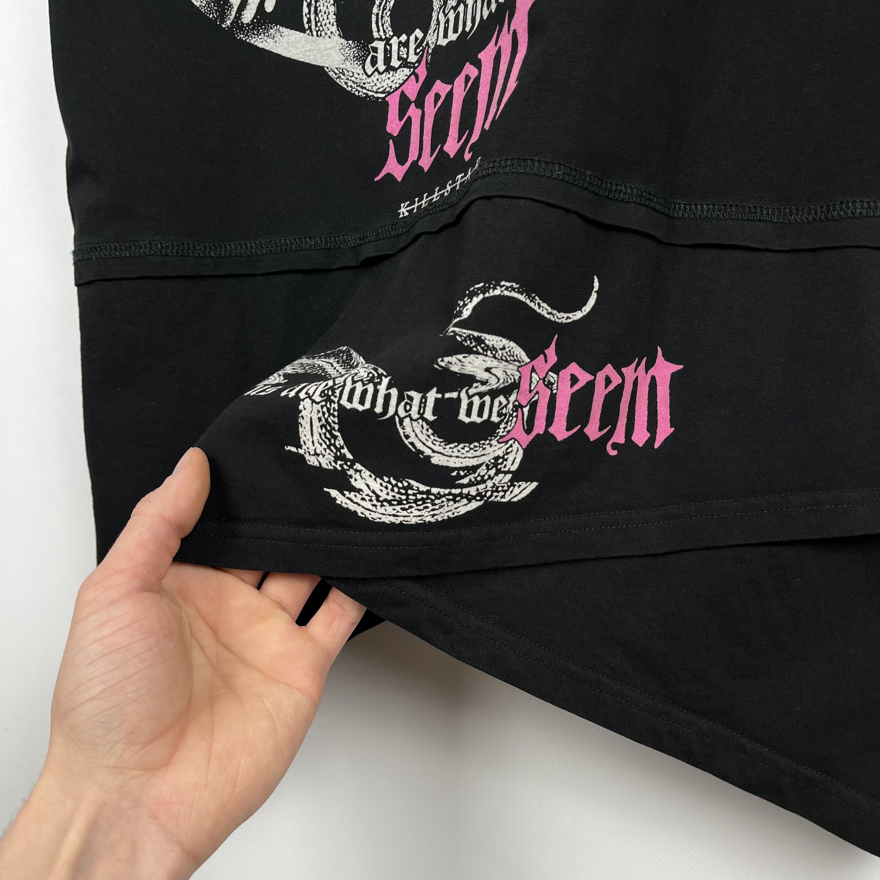 Killstar Killstar Meditate Pentagram Baphomet Gothic T Shirt Size XS / US 0-2 / IT 36-38 - 12 Thumbnail
