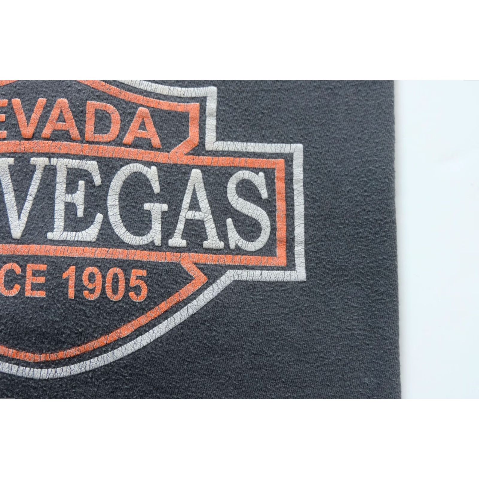 Vintage VINTAGE LAS VEGAS NEVADA MOTORCYCLE SINCE 1905 FADED BLACK GRAPHIC T SHIRT Mens XL Size US XL / EU 56 / 4 - 4 Thumbnail