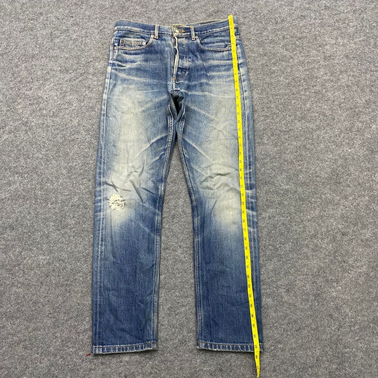 A.P.C. 💥Best Offer💥Vintage APC Selvegde Redline Distressed Denim Size US 31 - 3 Thumbnail