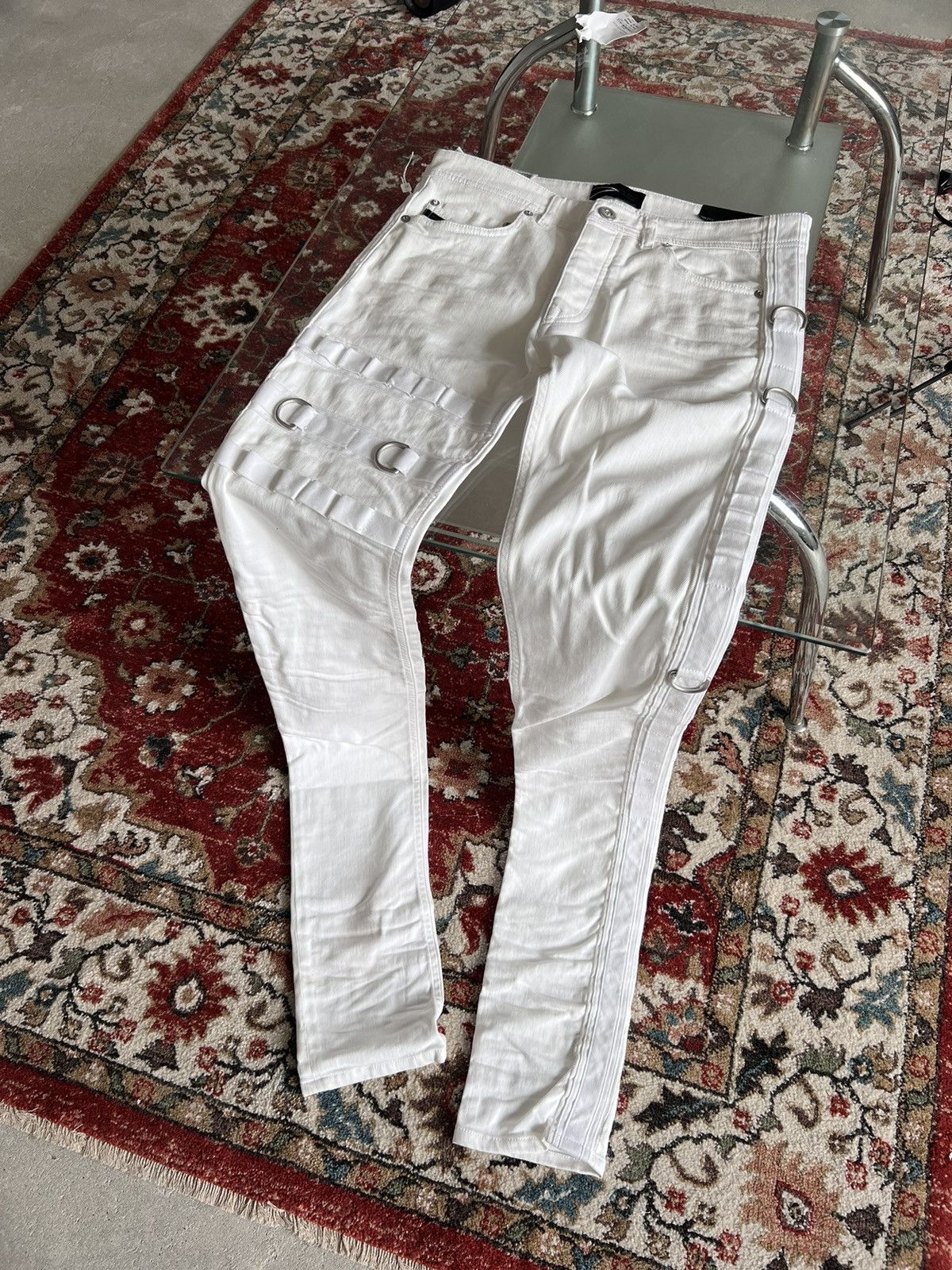 Diesel × Diesel Black Gold × Vintage Diesel Black And Gold Jeans White Stacked Size US 36 / EU 52 - 5 Thumbnail
