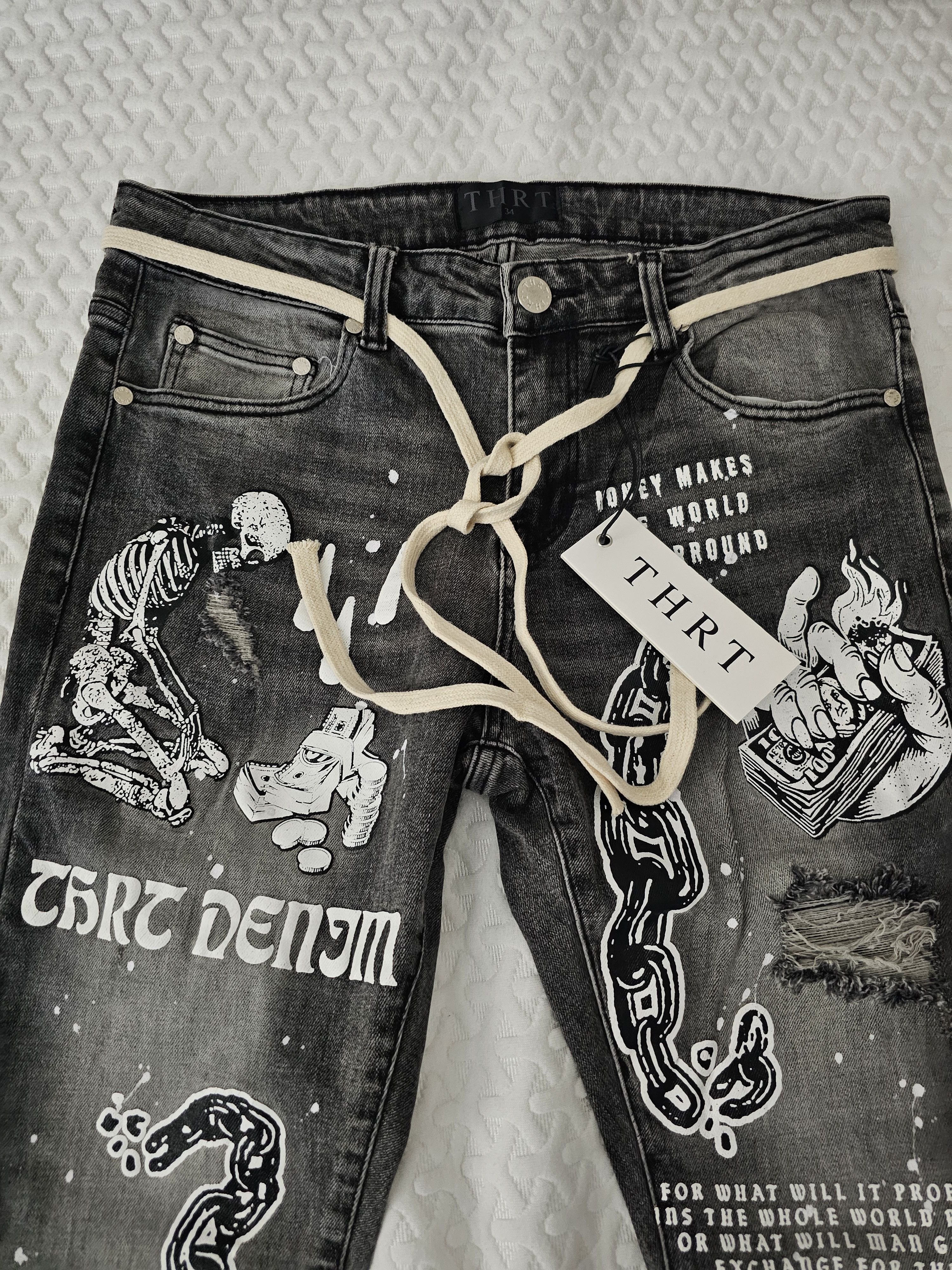 Other THRT DENIM JEAN Size US 34 / EU 50 - 4 Thumbnail