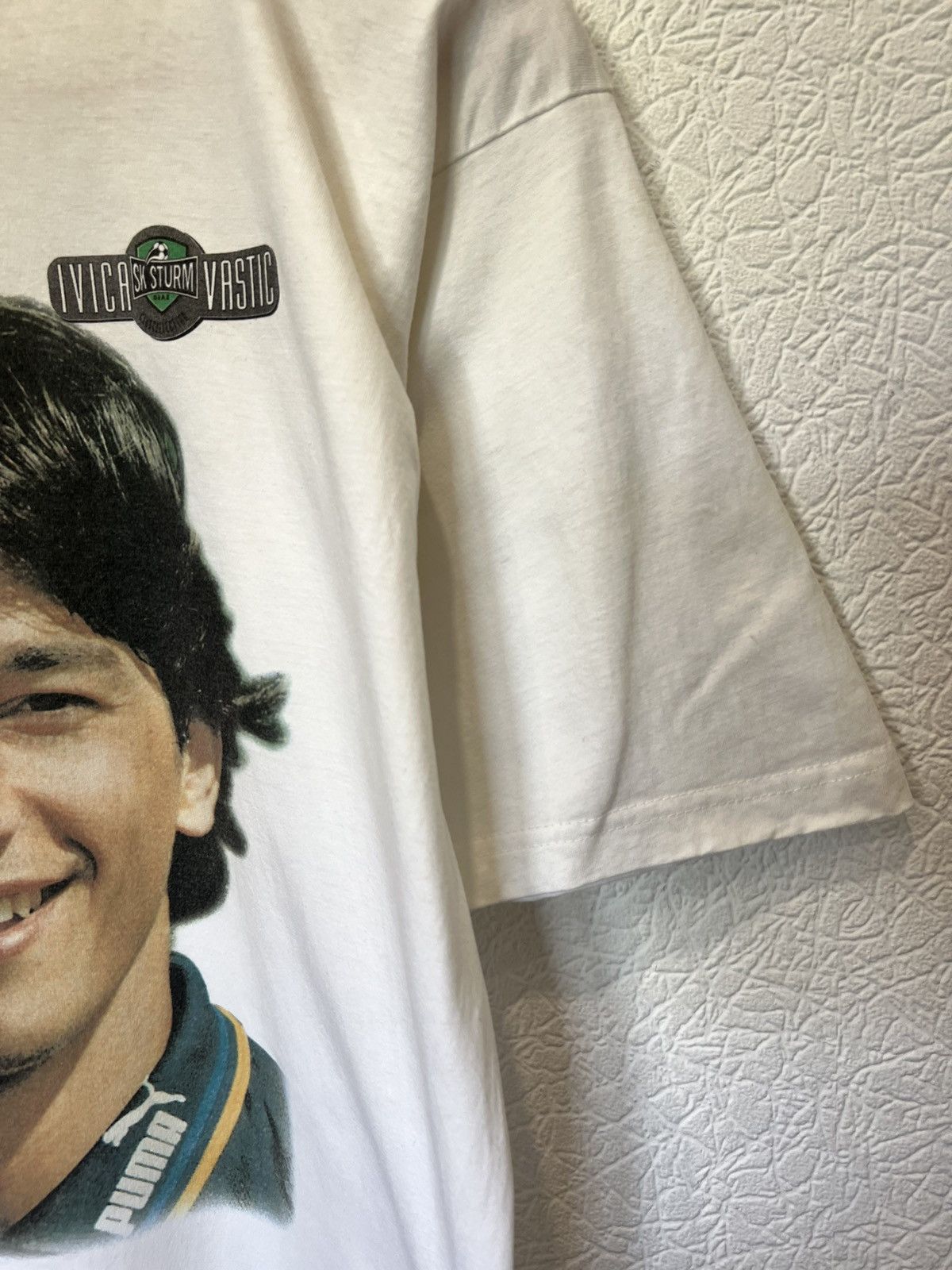 Vintage Ivica Vastic White Tee T Shirt Soccer Football Sturm Graz Size US L / EU 52-54 / 3 - 3 Thumbnail