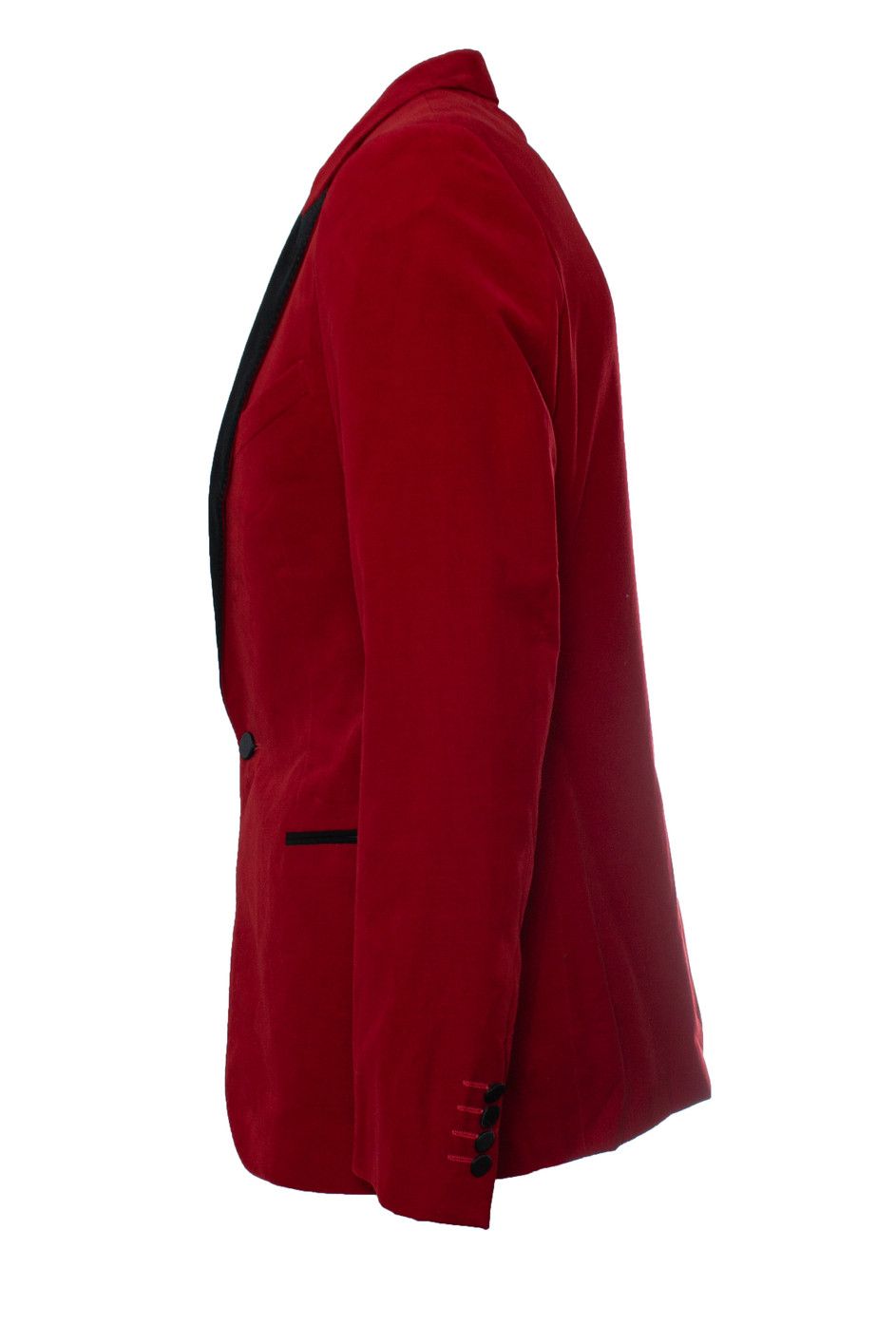 Lanvin Lanvin, Red velvet blazer Size 52R - 2 Thumbnail