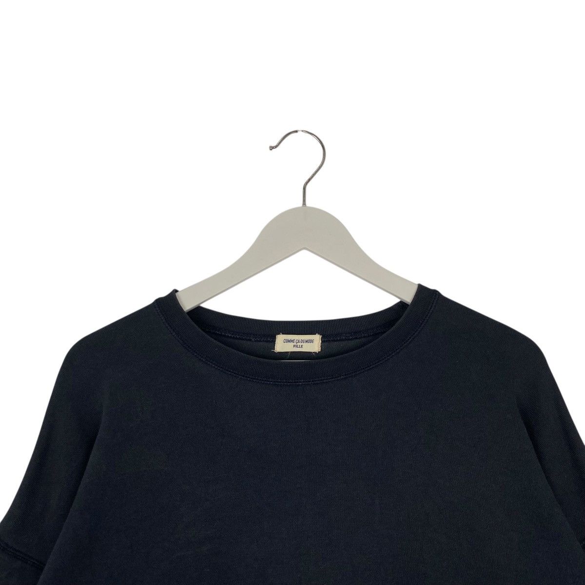 Other Vintage Comme Ca Ism Small Logo Embroidered Crewneck Black Size US L / EU 52-54 / 3 - 4 Thumbnail
