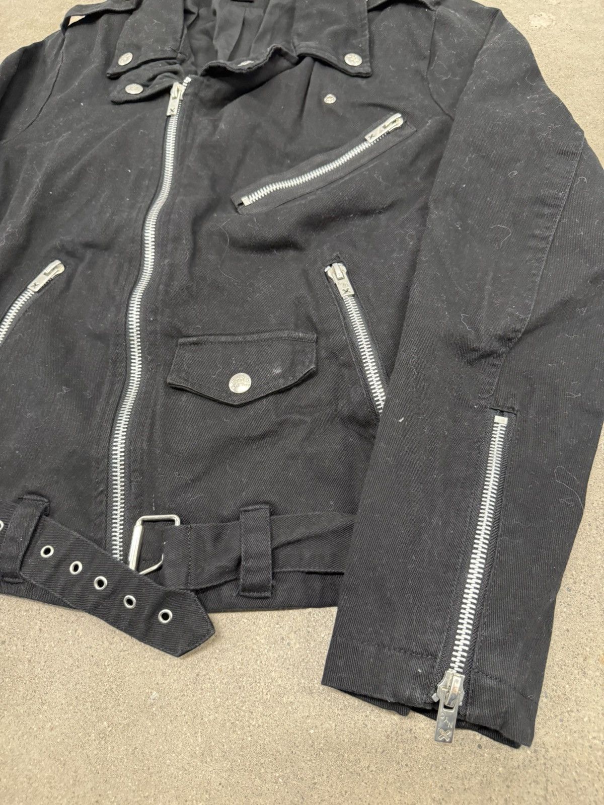 Tripp NYC TRIPP NYC RAVER DAANG GOODMAN BIKER MOTORCYCLE GRUBGE JACKET Size US L / EU 52-54 / 3 - 4 Thumbnail