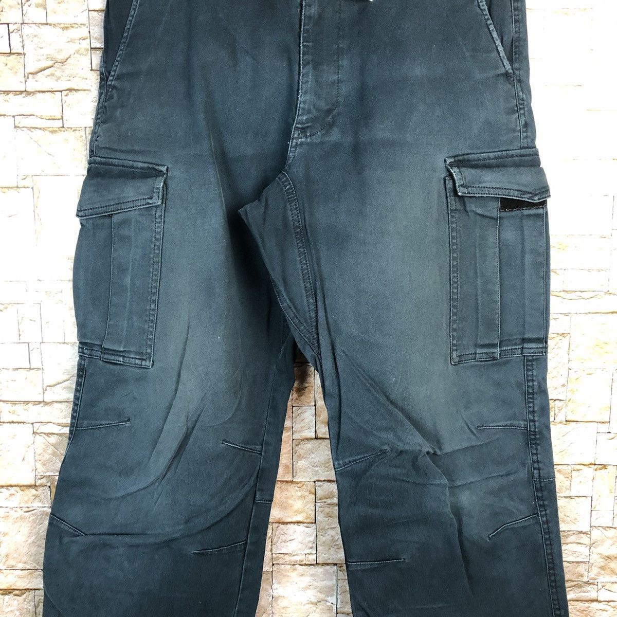 Japanese Brand Japan vintage faded blue Cargo utility Pants #A634 Size US 31 - 6 Thumbnail