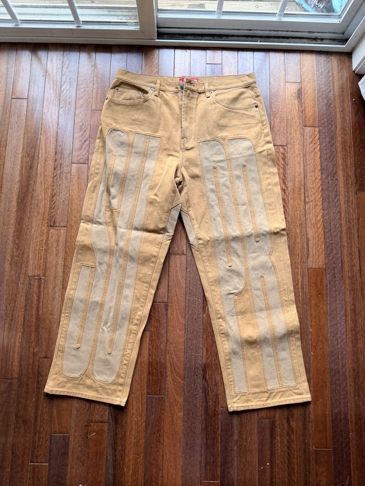 Supreme Supreme Inset Spellout Baggy Jean Size US 36 / EU 52 - 1 Thumbnail