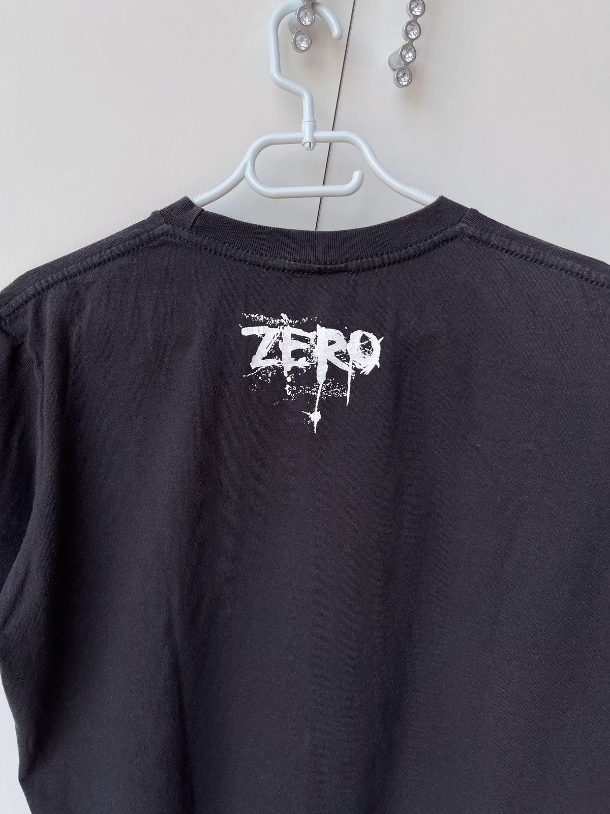 Hook-Ups × Shorty's Skateboards × Vintage Vintage 90’s Zero Skateboards Skull Tee Size US L / EU 52-54 / 3 - 8 Thumbnail