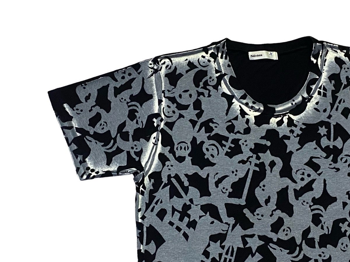 Issey Miyake × Japanese Brand × Ne-Net Ne-Net By Issey Miyake Typography Shirt Size US M / EU 48-50 / 2 - 13 Thumbnail