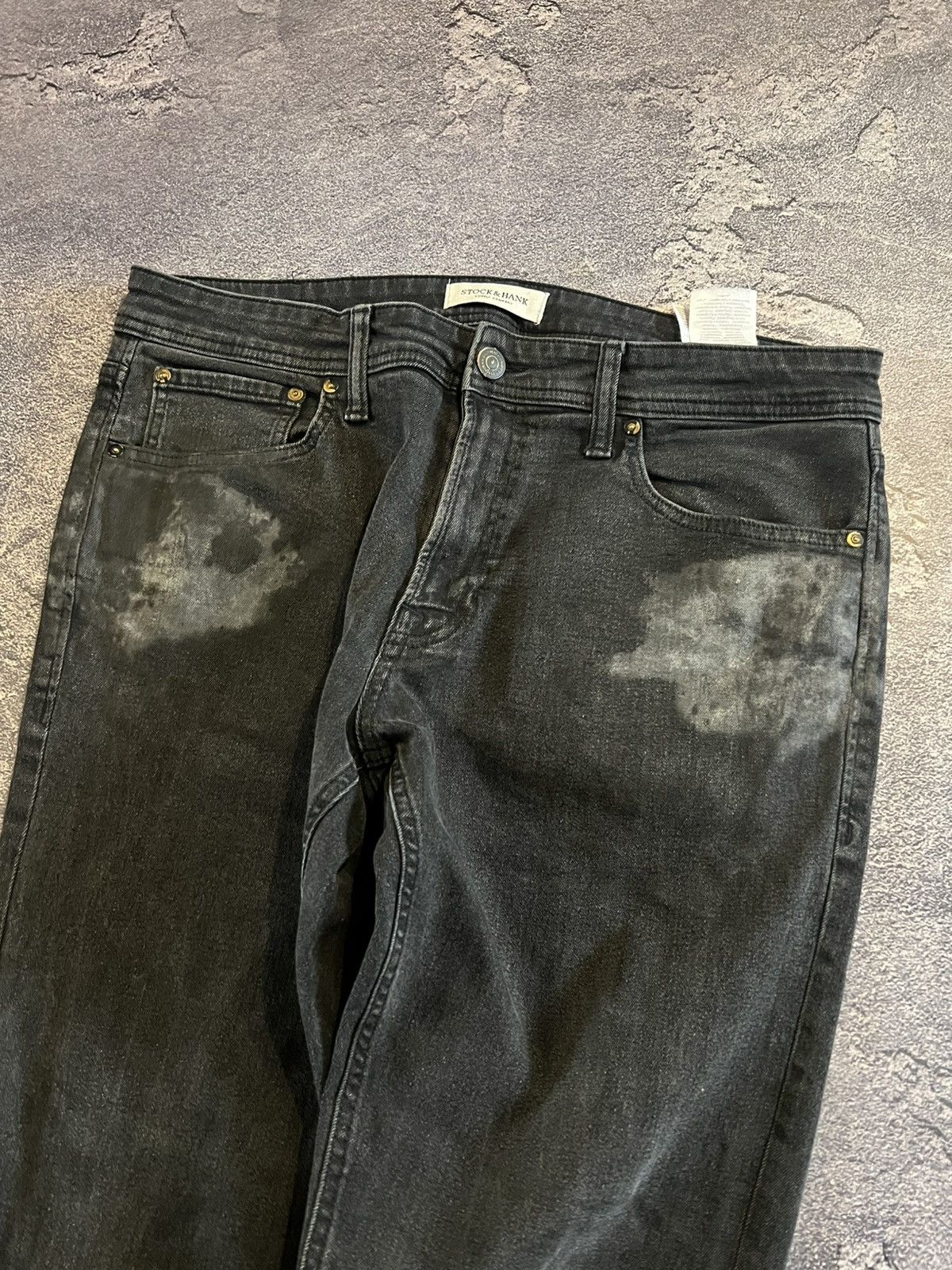 Vintage Japanese Dark Avant Garde / Underground Y2K Slim / Faded 90 Size US 36 / EU 52 - 2 Thumbnail