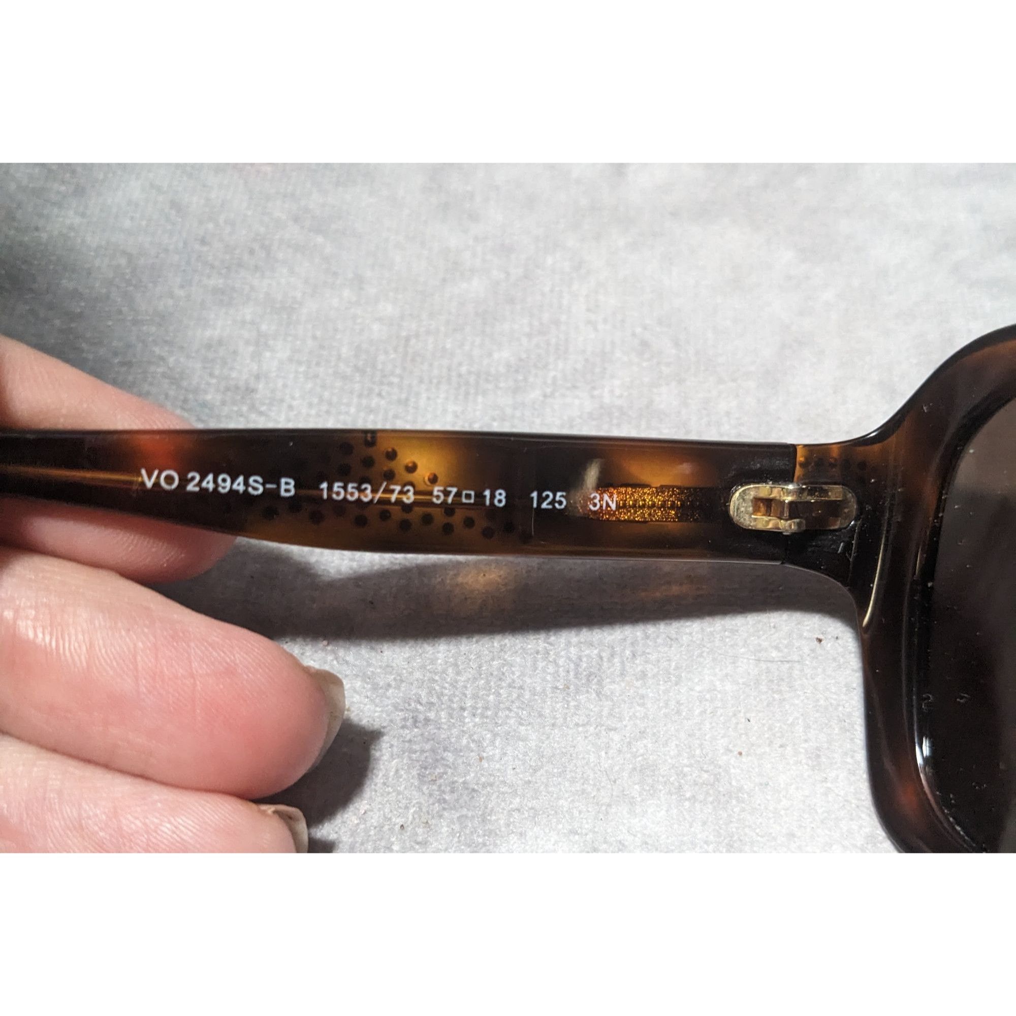 Vogue Vogue Rhinestone Glam Tortoise Sunglasses Size ONE SIZE - 4 Thumbnail